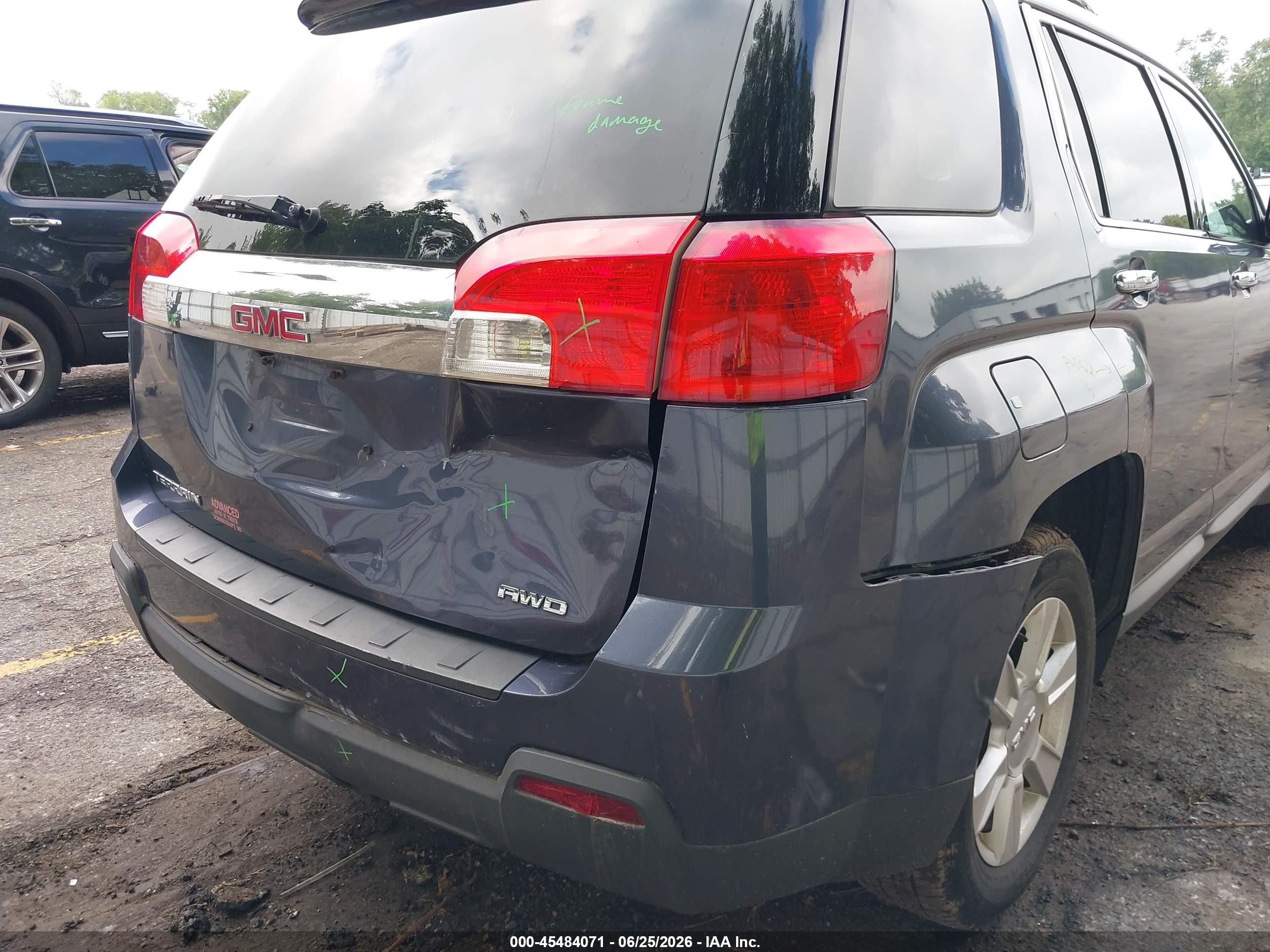 2013 Gmc Terrain Slt-1 Blue vin: 2GKFLVEK2D6180804