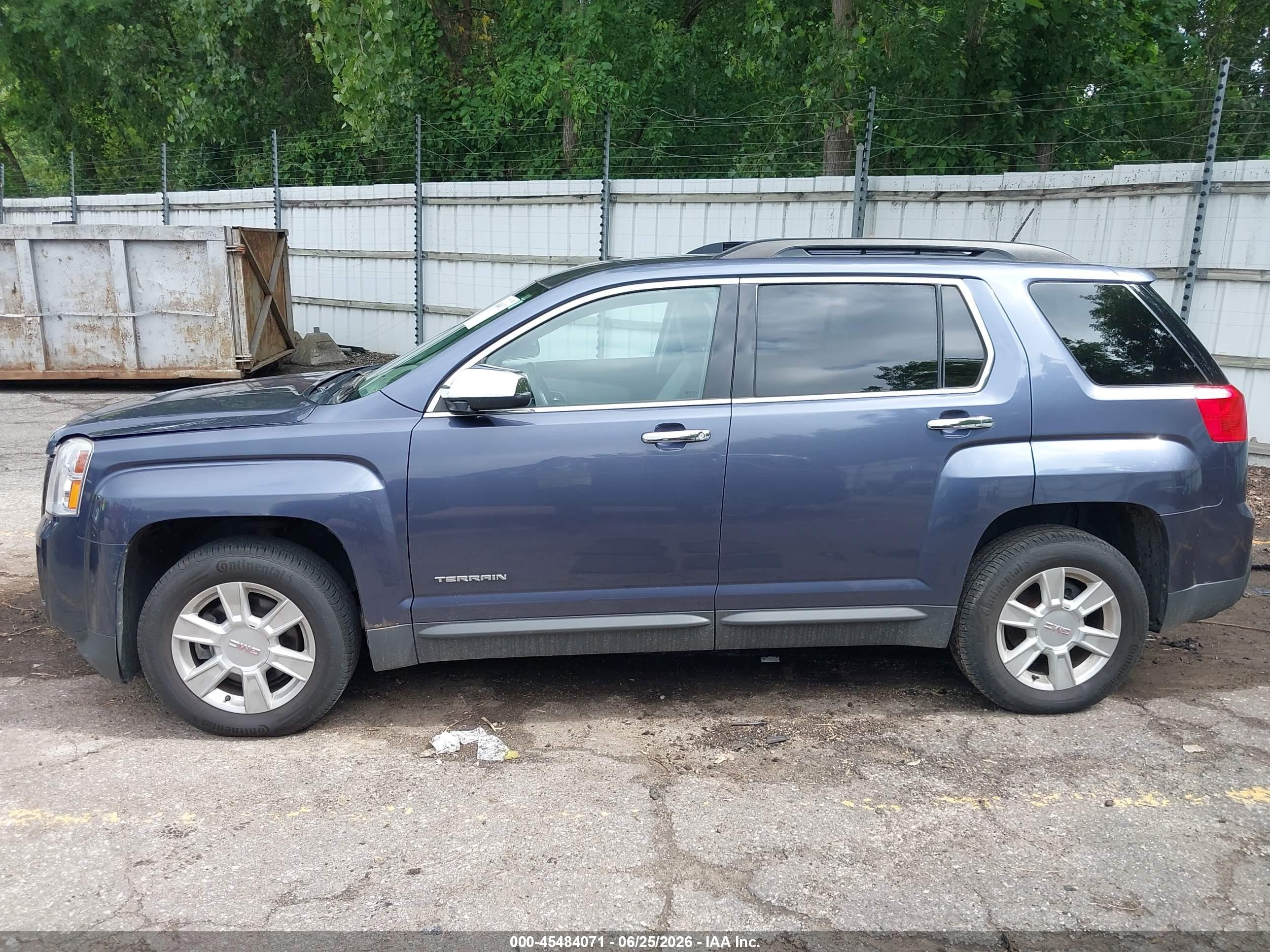 2013 Gmc Terrain Slt-1 Blue vin: 2GKFLVEK2D6180804