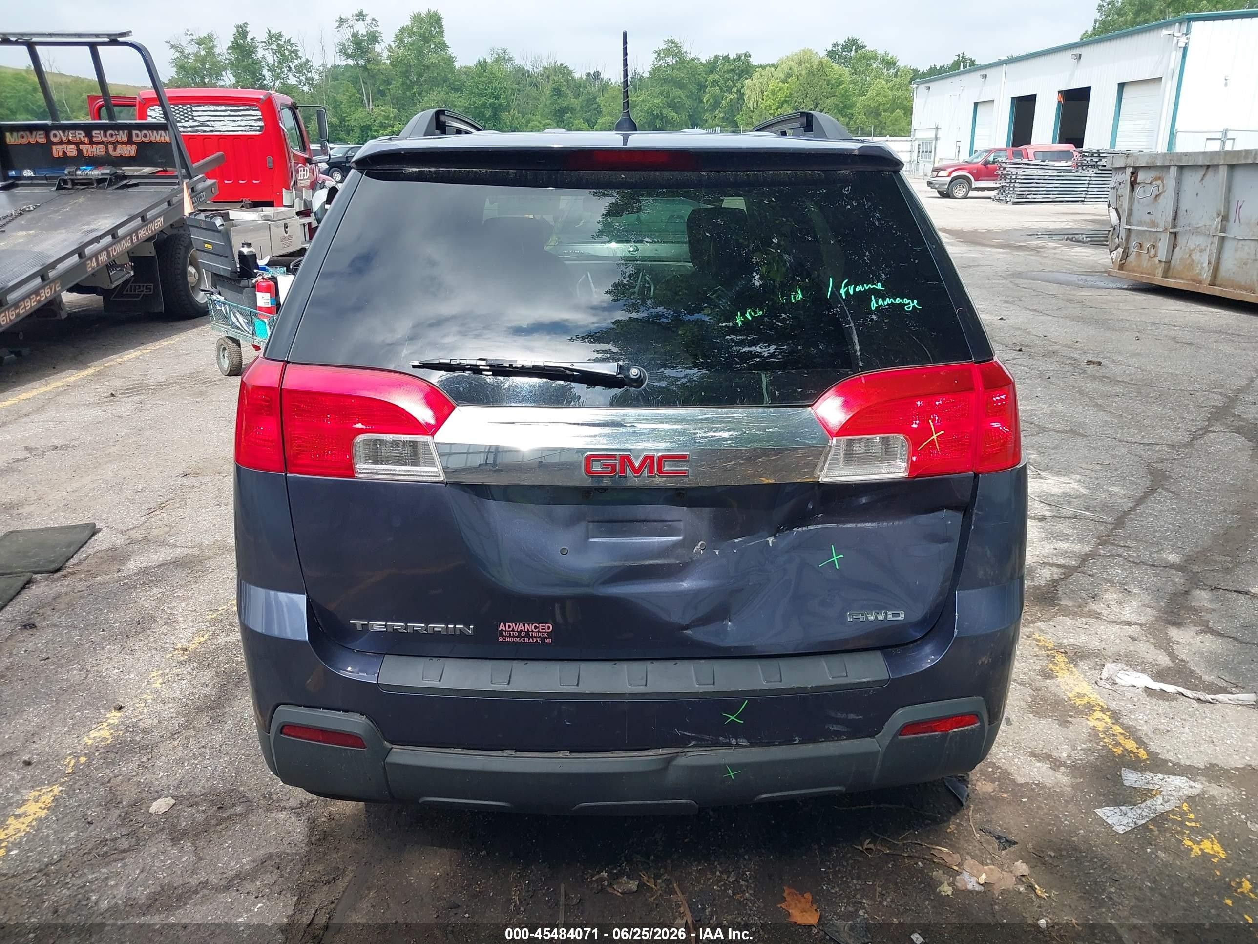 2013 Gmc Terrain Slt-1 Blue vin: 2GKFLVEK2D6180804