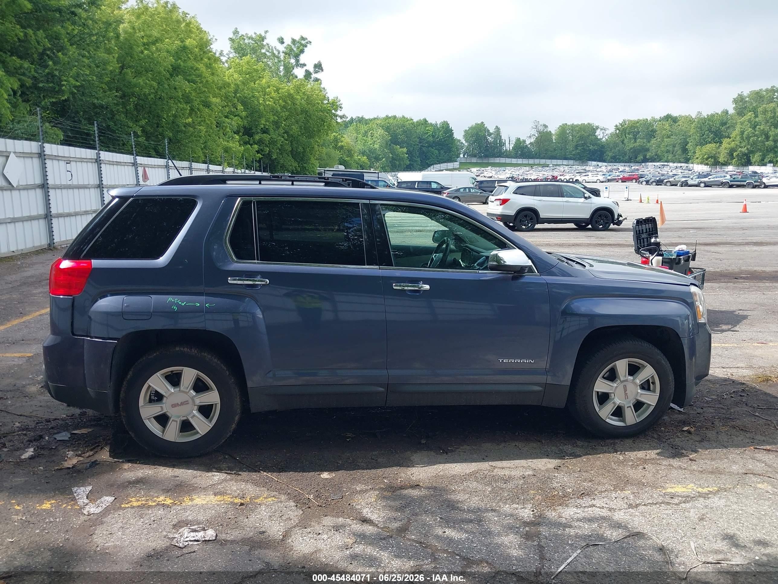 2013 Gmc Terrain Slt-1 Blue vin: 2GKFLVEK2D6180804