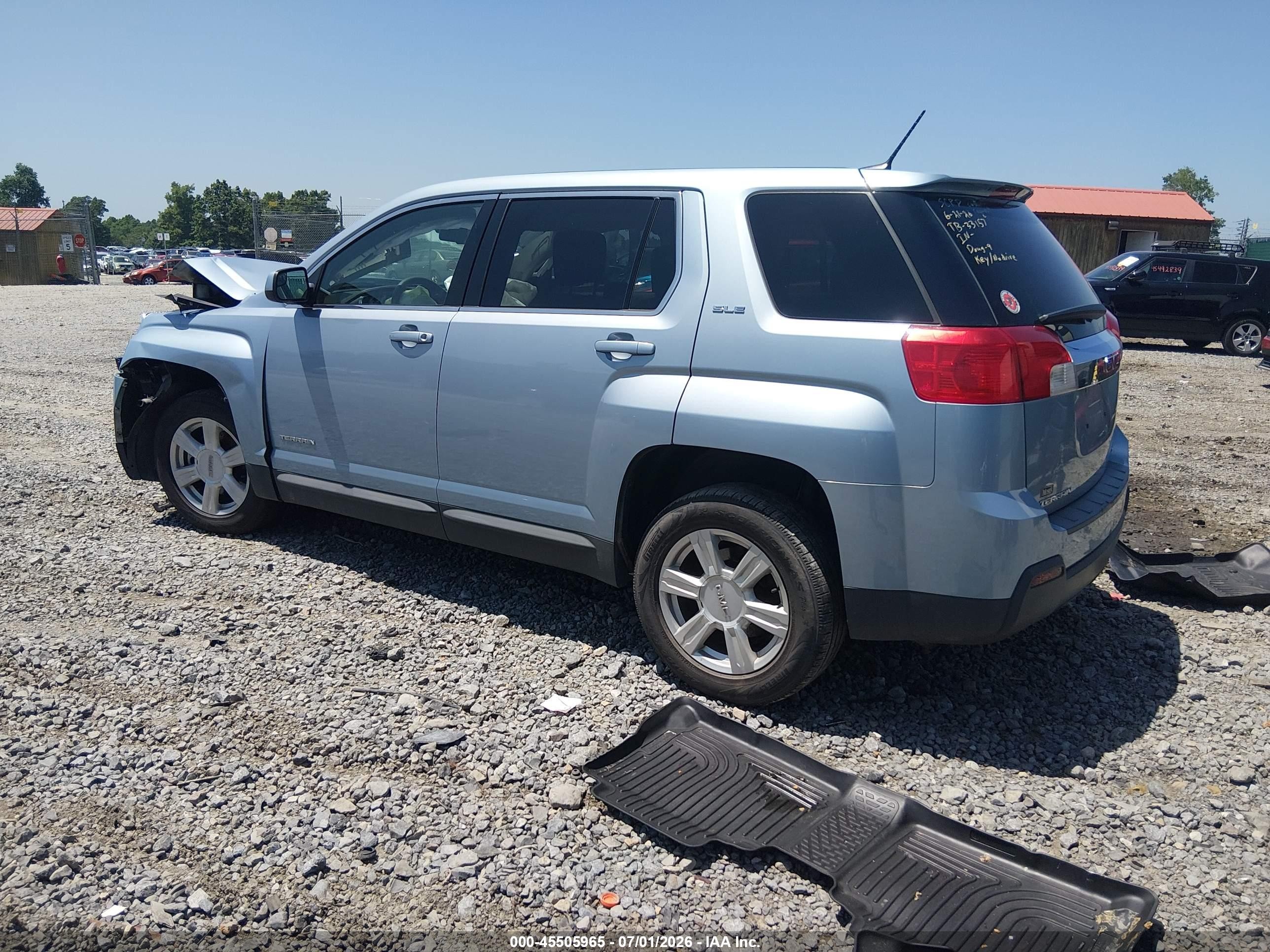 2014 Gmc Terrain Sle-1 Light Blue vin: 2GKFLVEK2E6282606
