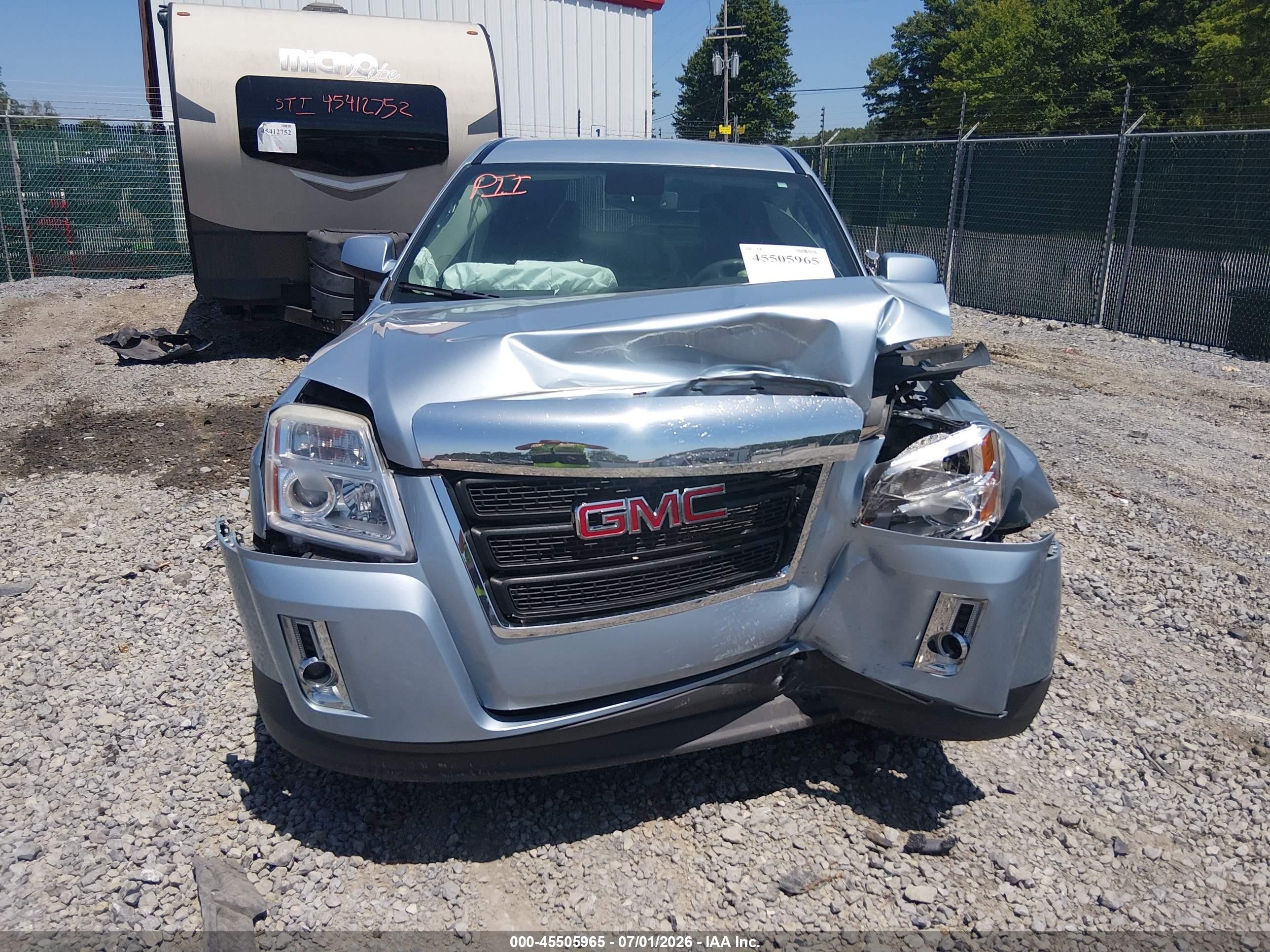 2014 Gmc Terrain Sle-1 Light Blue vin: 2GKFLVEK2E6282606