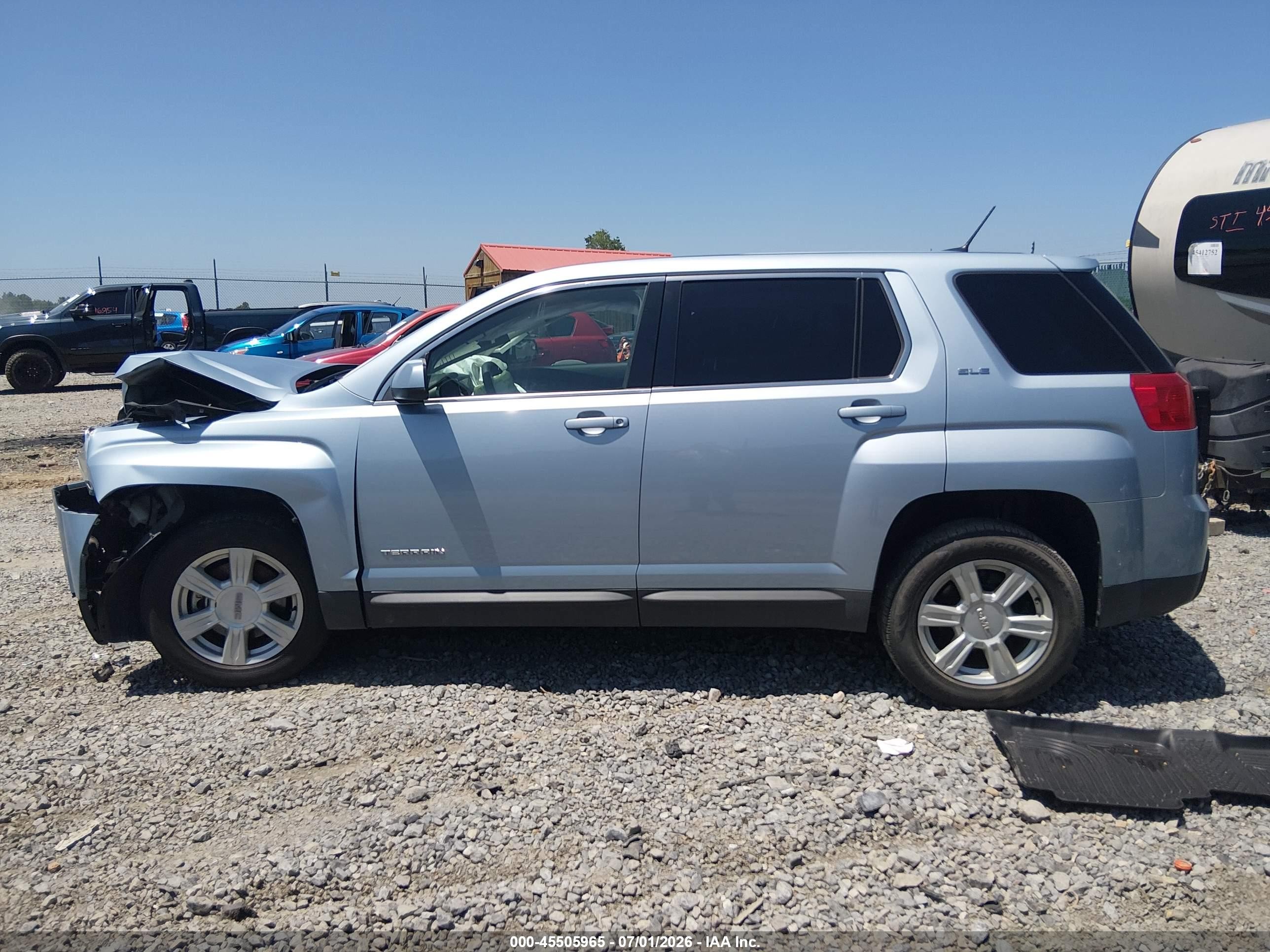 2014 Gmc Terrain Sle-1 Light Blue vin: 2GKFLVEK2E6282606