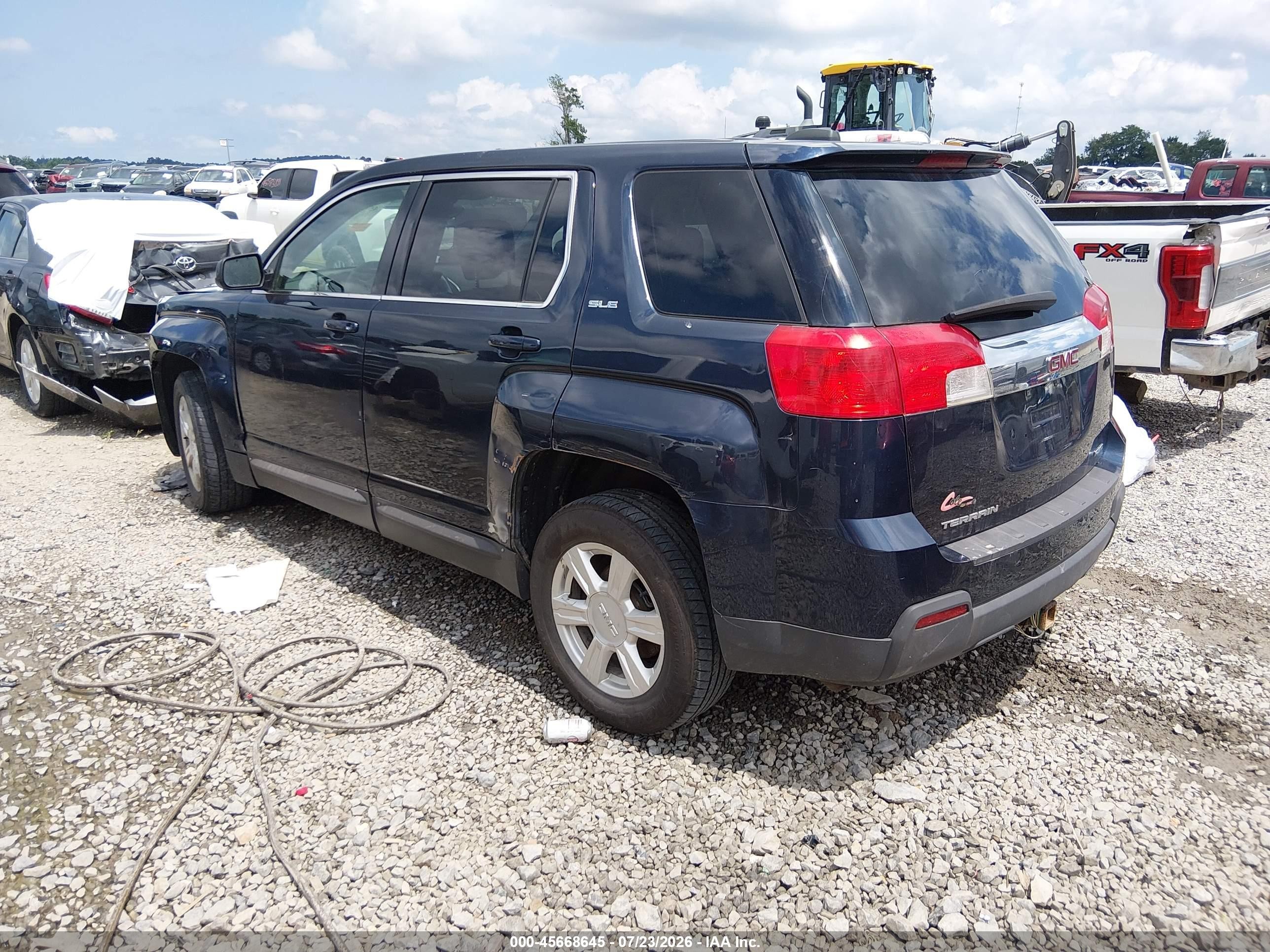 2015 Gmc Terrain Sle-1 Blue vin: 2GKFLVEK2F6152245