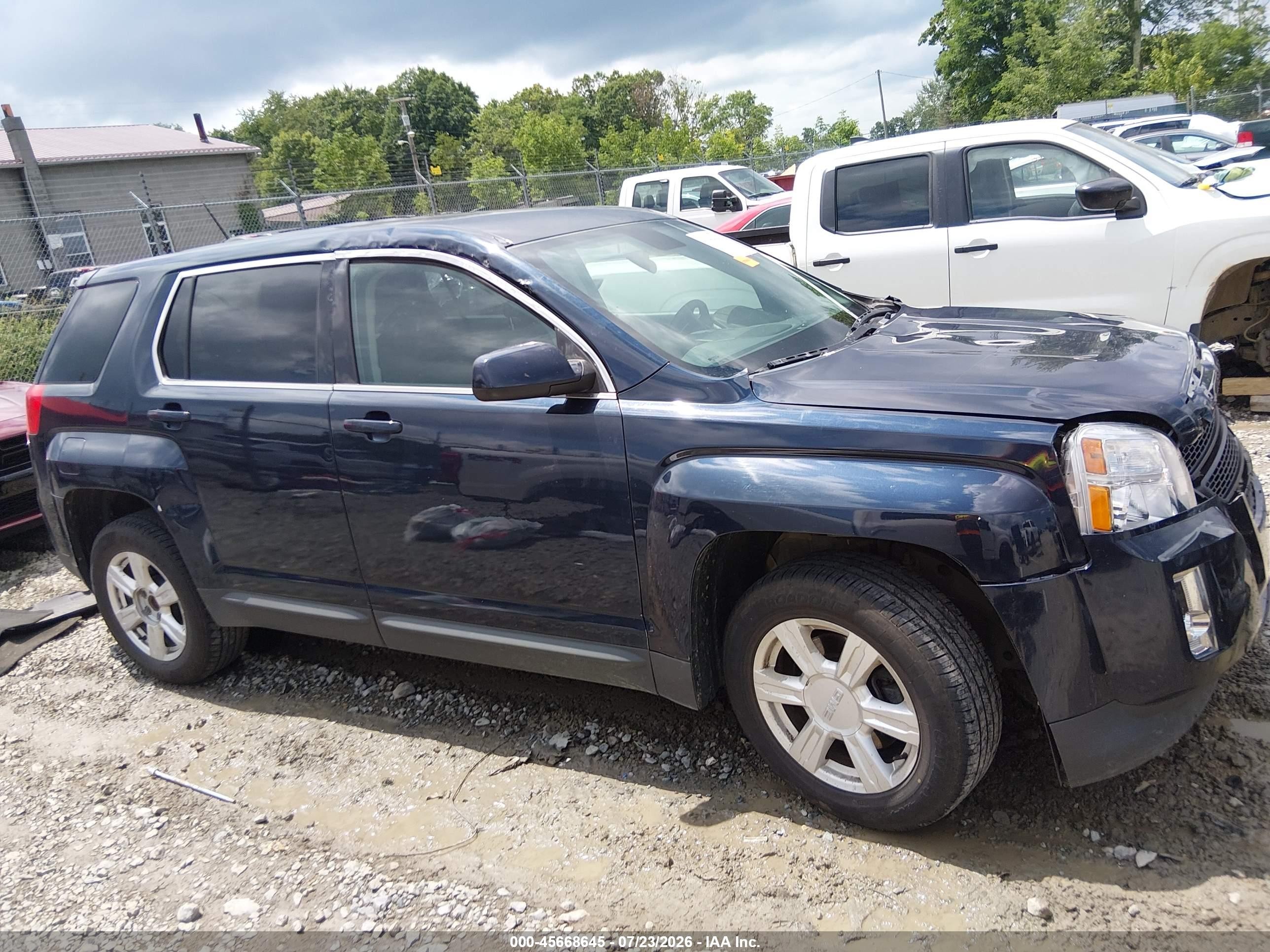 2015 Gmc Terrain Sle-1 Blue vin: 2GKFLVEK2F6152245