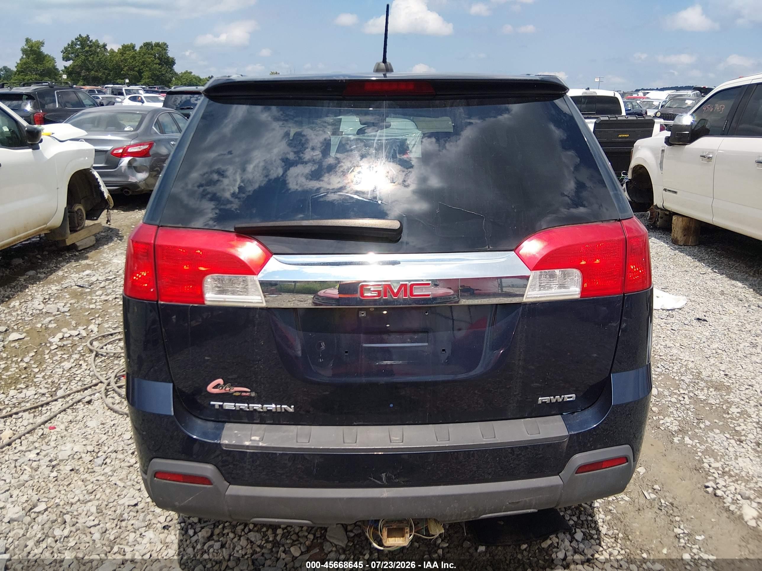2015 Gmc Terrain Sle-1 Blue vin: 2GKFLVEK2F6152245