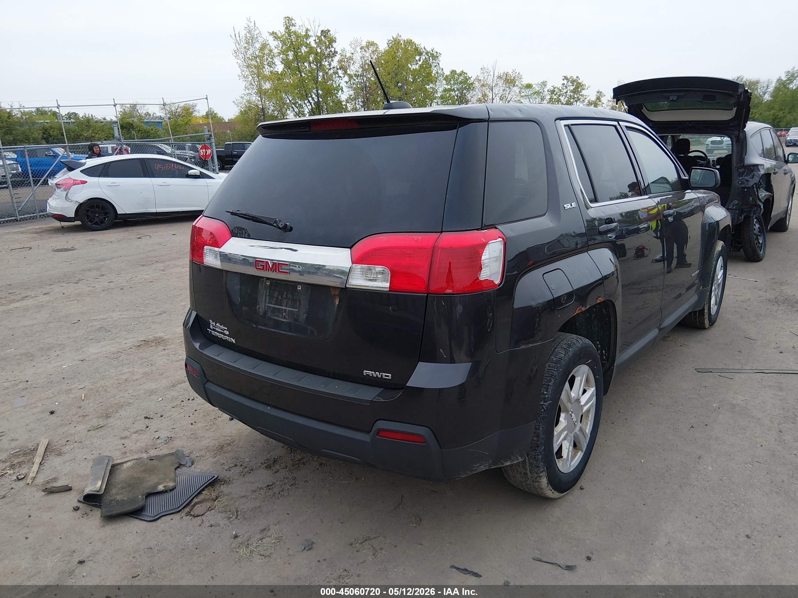 2015 Gmc Terrain Sle-1 Gray vin: 2GKFLVEK2F6201072