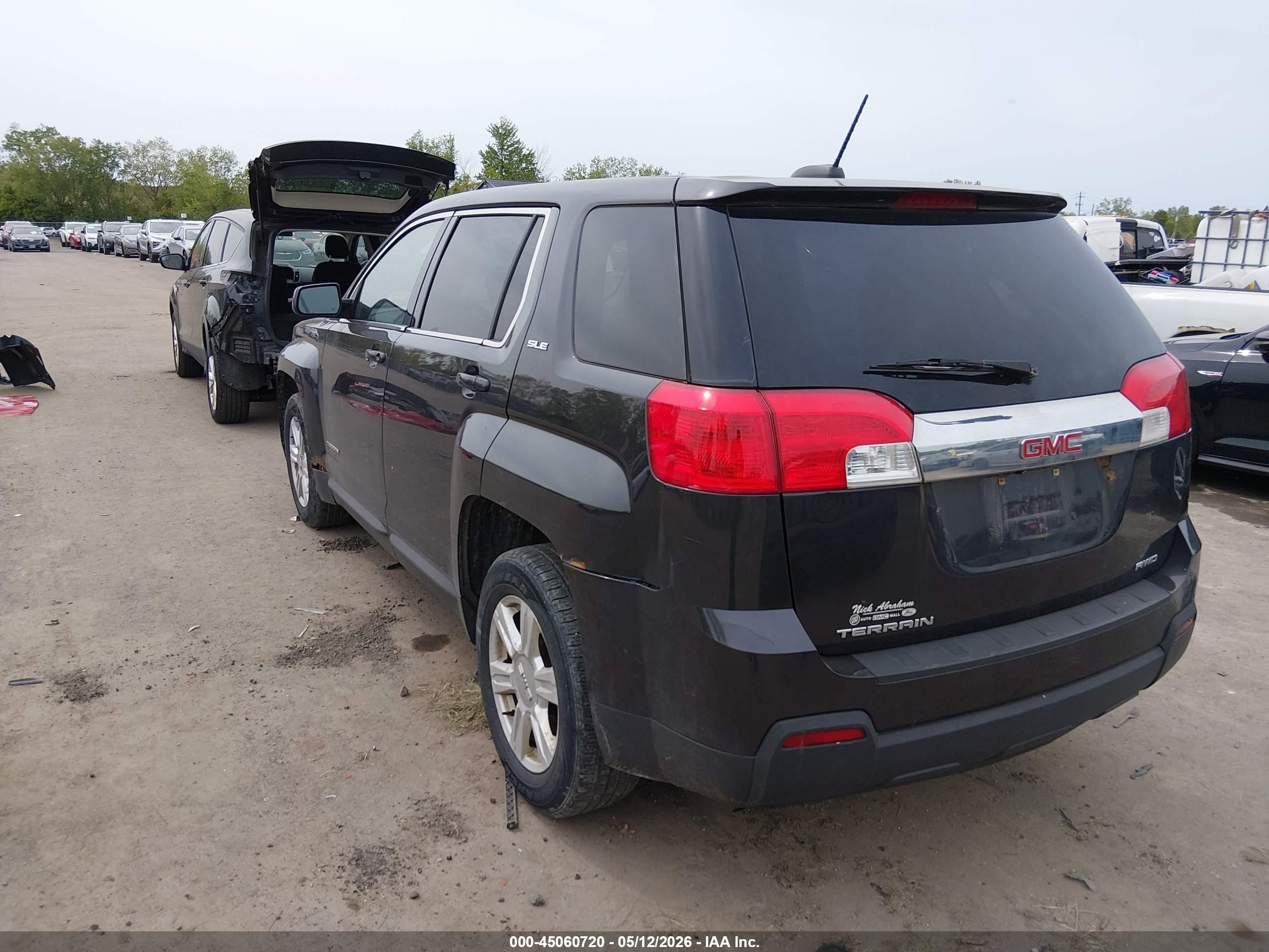 2015 Gmc Terrain Sle-1 Gray vin: 2GKFLVEK2F6201072