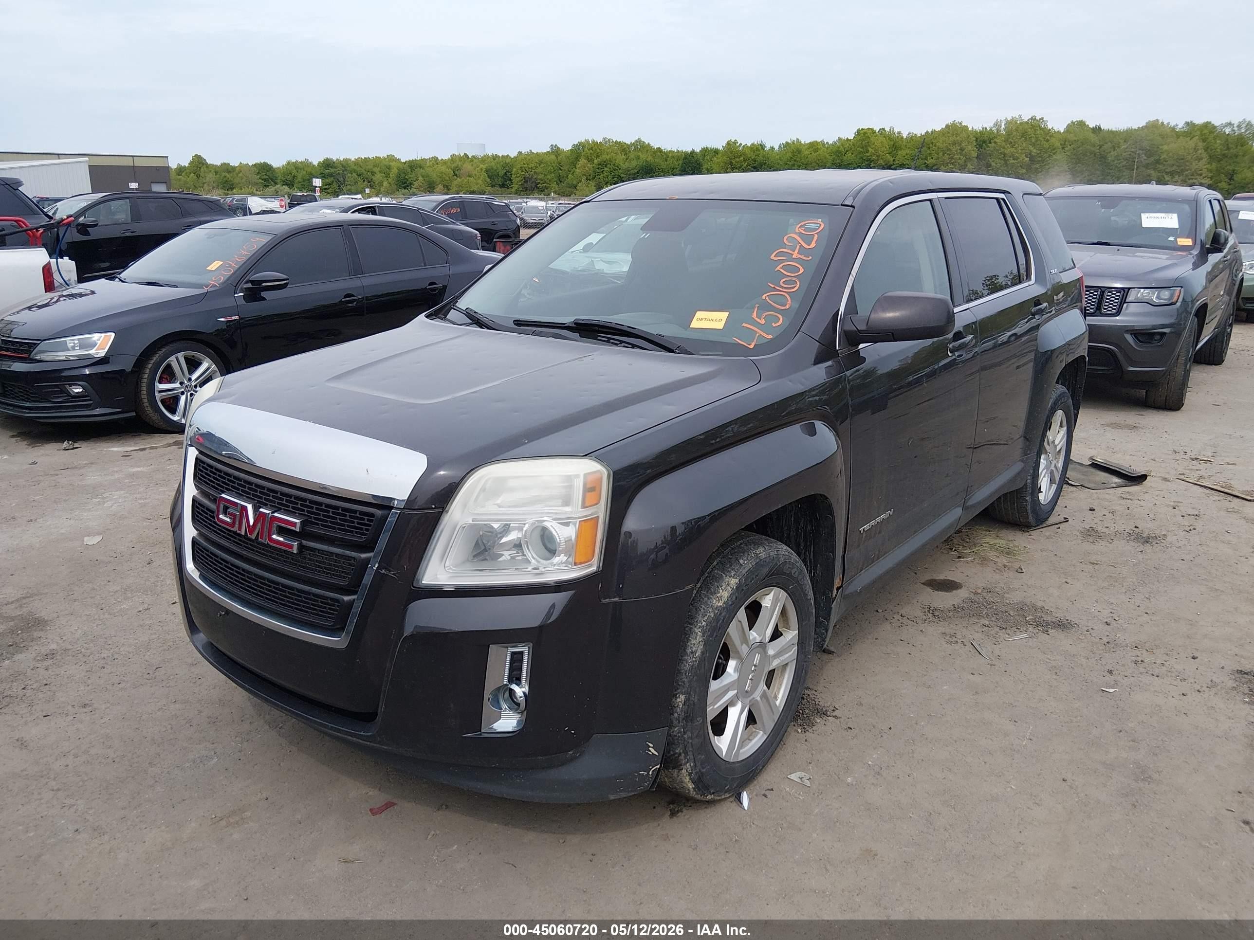 2015 Gmc Terrain Sle-1 Gray vin: 2GKFLVEK2F6201072