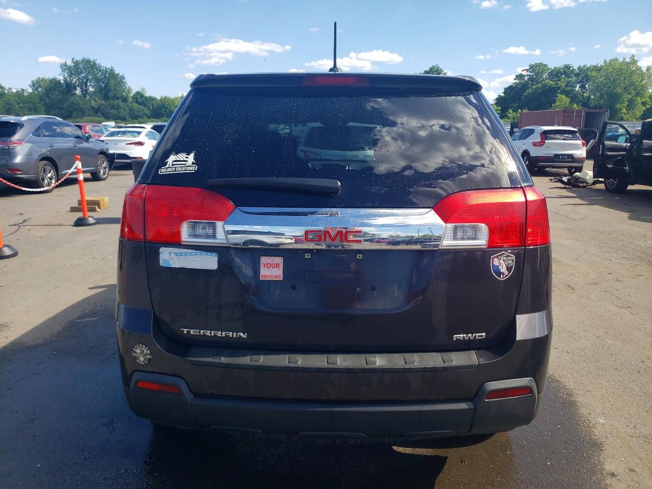 2015 Gmc Terrain Sle Gray vin: 2GKFLVEK2F6341395