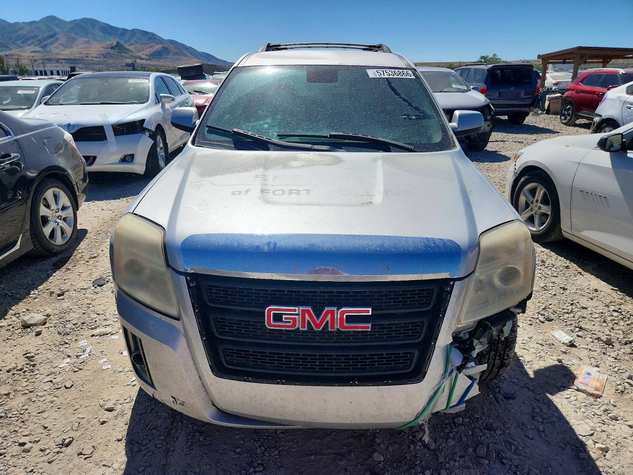2012 Gmc Terrain Slt Silver vin: 2GKFLVEK3C6290436
