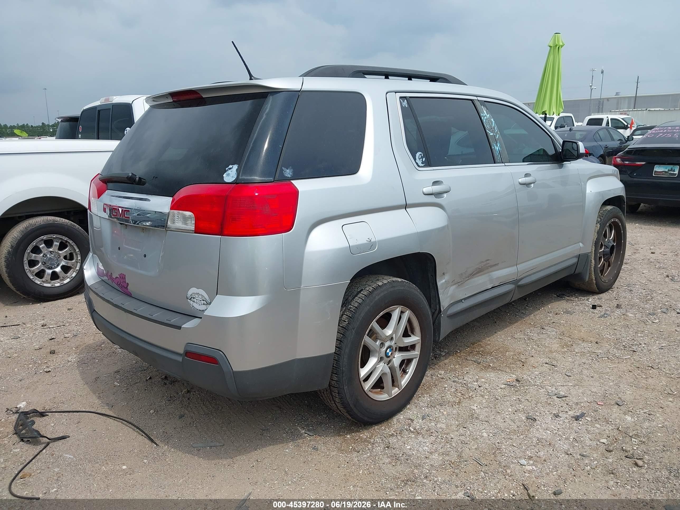 2013 Gmc Terrain Slt-1 Silver vin: 2GKFLVEK3D6264033