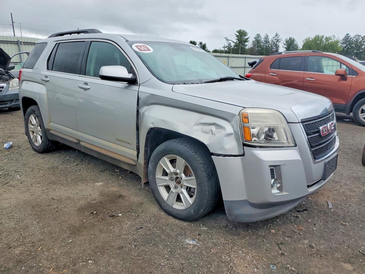 2013 Gmc Terrain Sle 1 Silver vin: 2GKFLVEK3D6264209