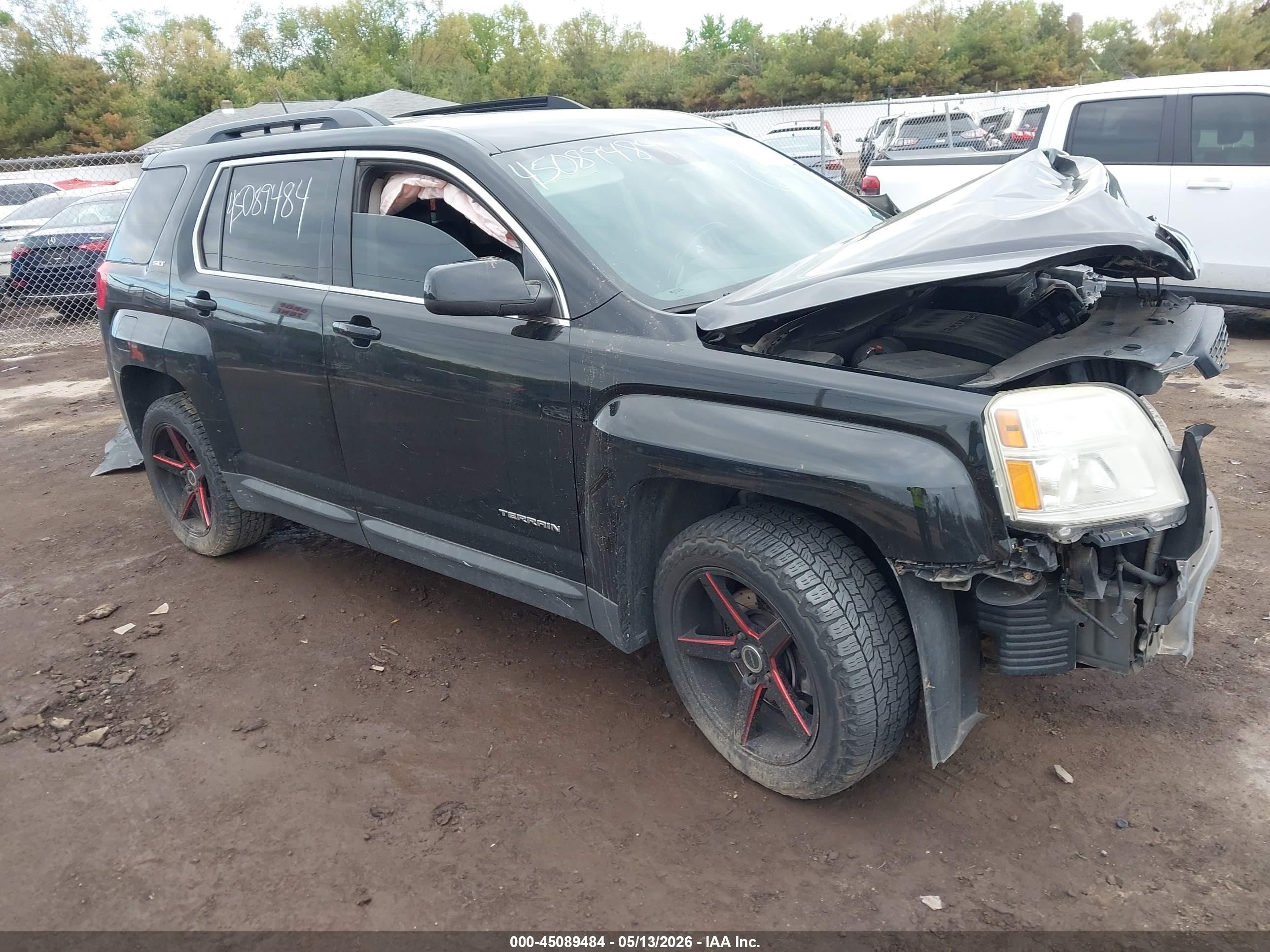 2013 Gmc Terrain Slt-1 Black vin: 2GKFLVEK3D6360163