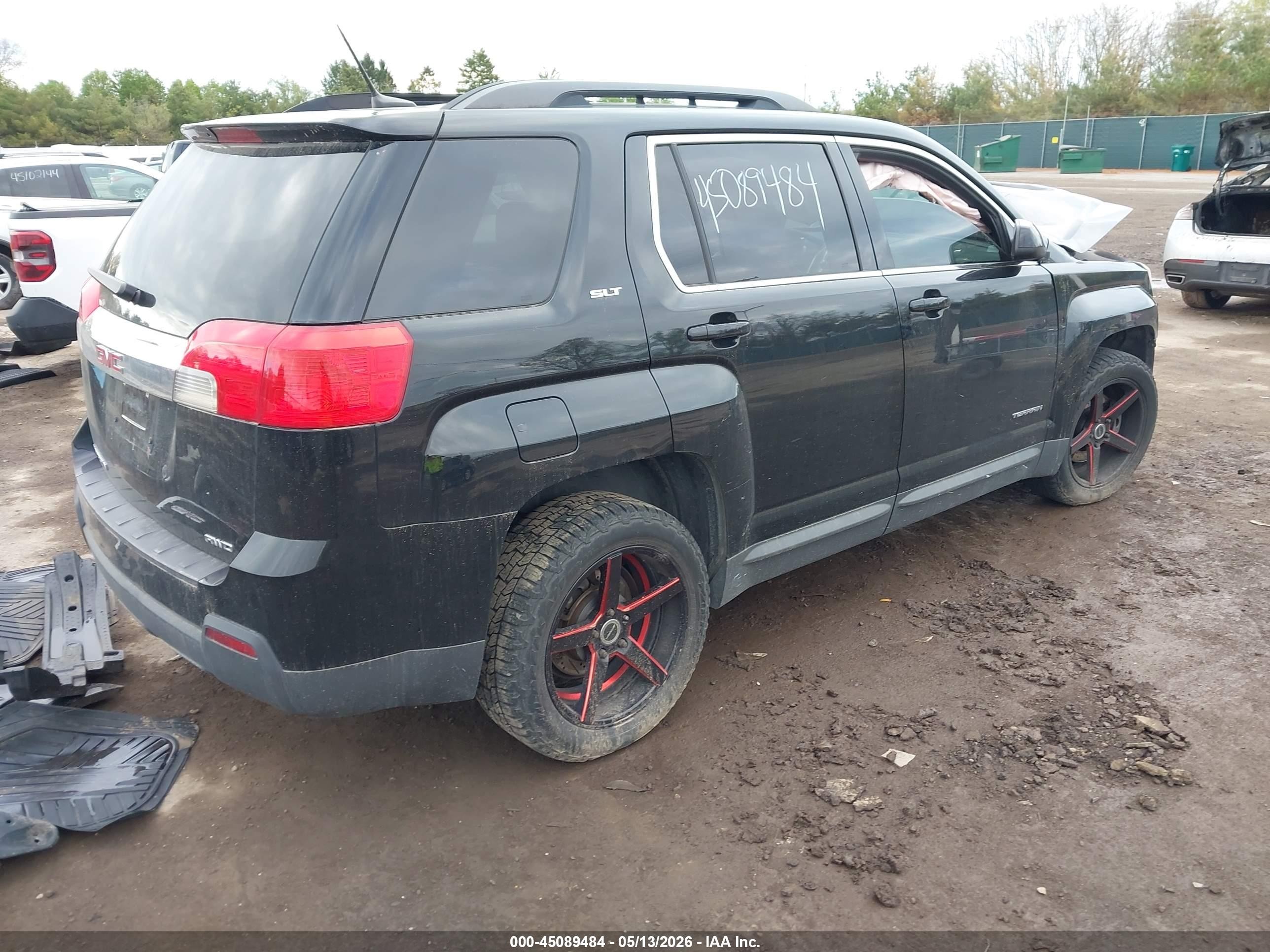 2013 Gmc Terrain Slt-1 Black vin: 2GKFLVEK3D6360163