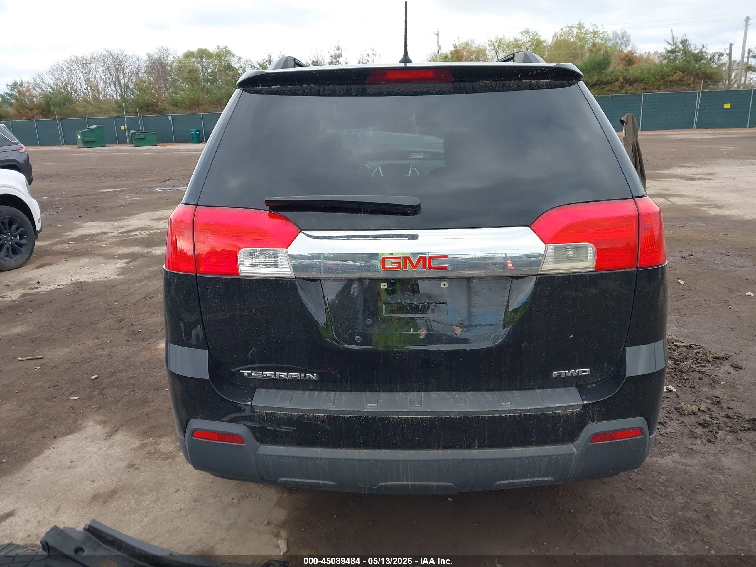 2013 Gmc Terrain Slt-1 Black vin: 2GKFLVEK3D6360163