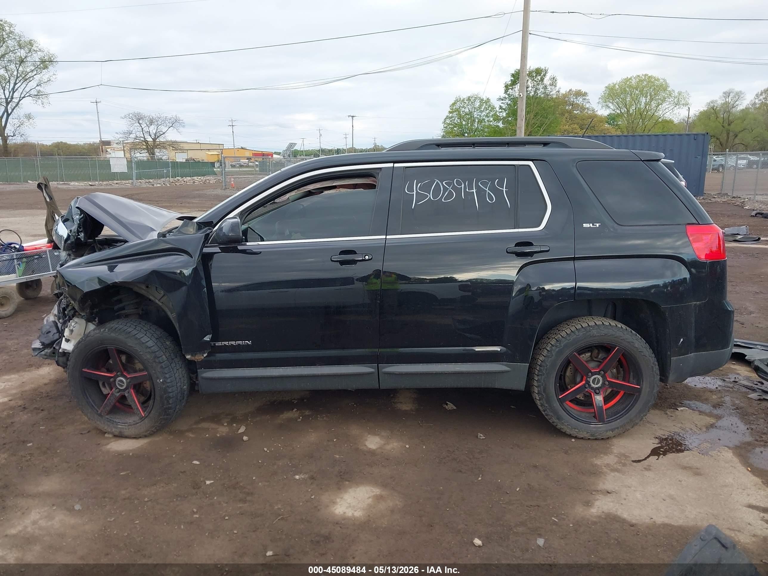 2013 Gmc Terrain Slt-1 Black vin: 2GKFLVEK3D6360163