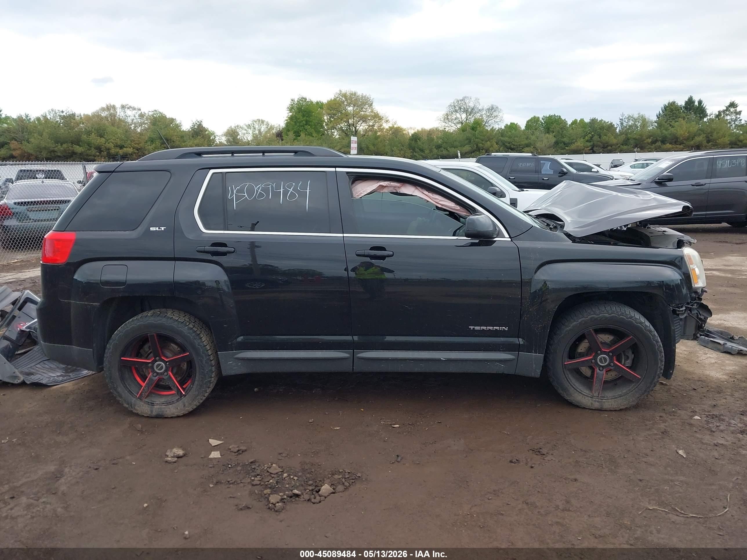 2013 Gmc Terrain Slt-1 Black vin: 2GKFLVEK3D6360163