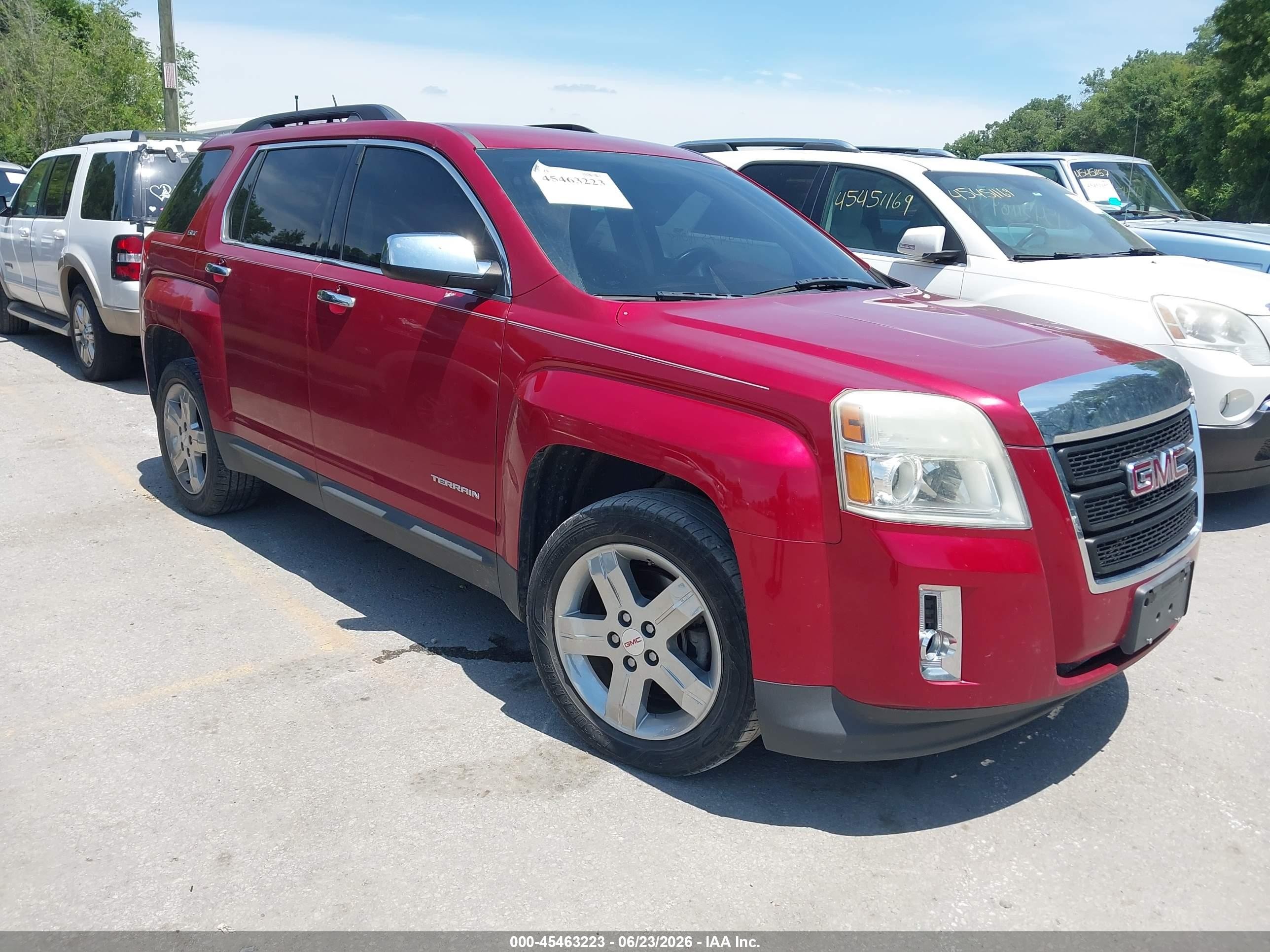 2013 Gmc Terrain Slt-1 Red vin: 2GKFLVEK3D6424475