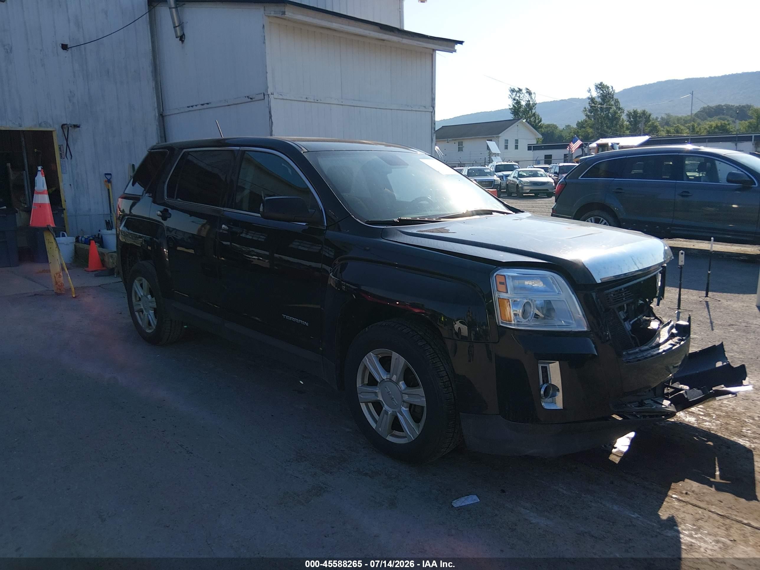 2015 Gmc Terrain Sle-1 Black vin: 2GKFLVEK3F6268604