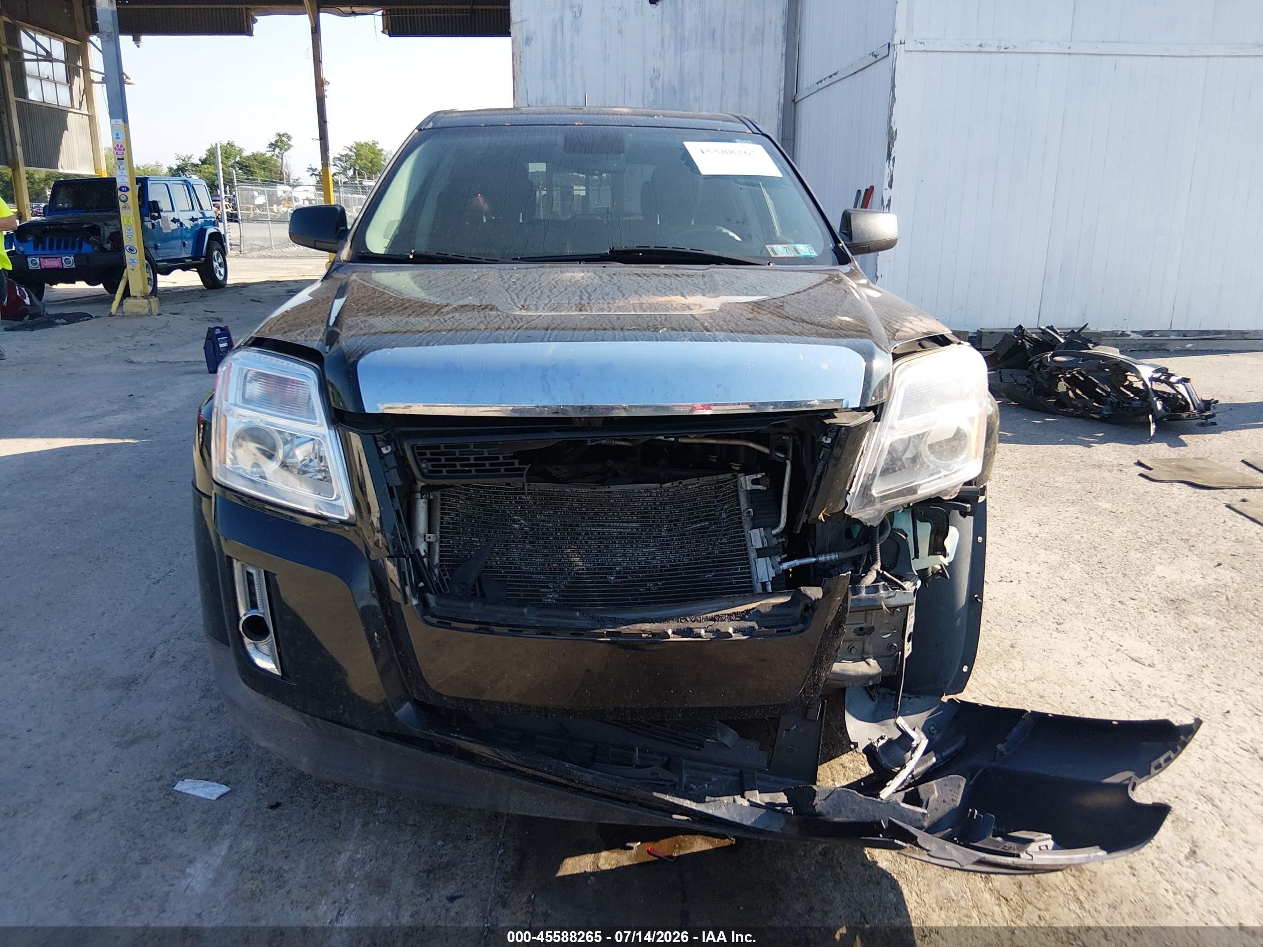 2015 Gmc Terrain Sle-1 Black vin: 2GKFLVEK3F6268604