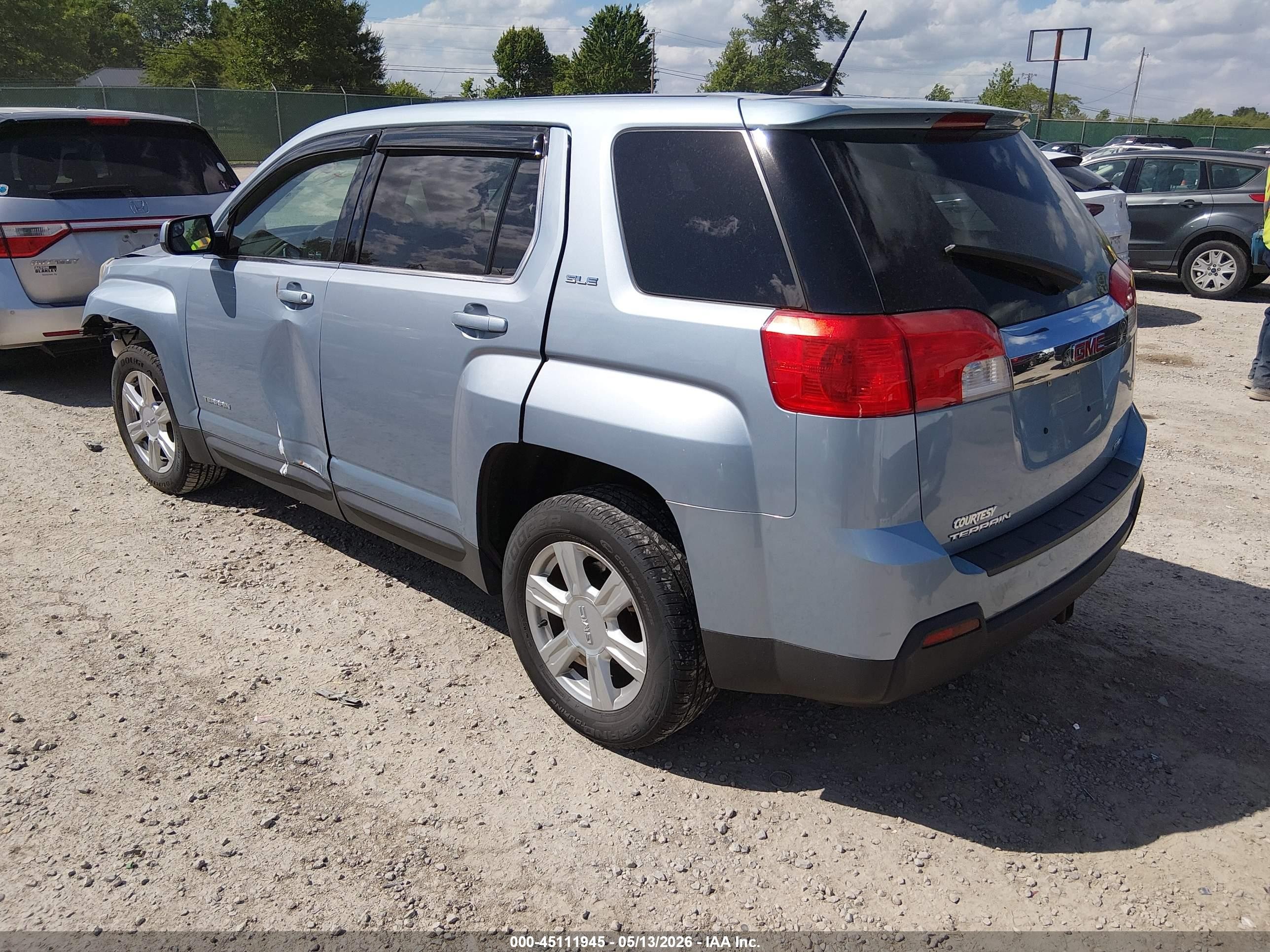 2014 Gmc Terrain Sle-1 Blue vin: 2GKFLVEK4E6231074
