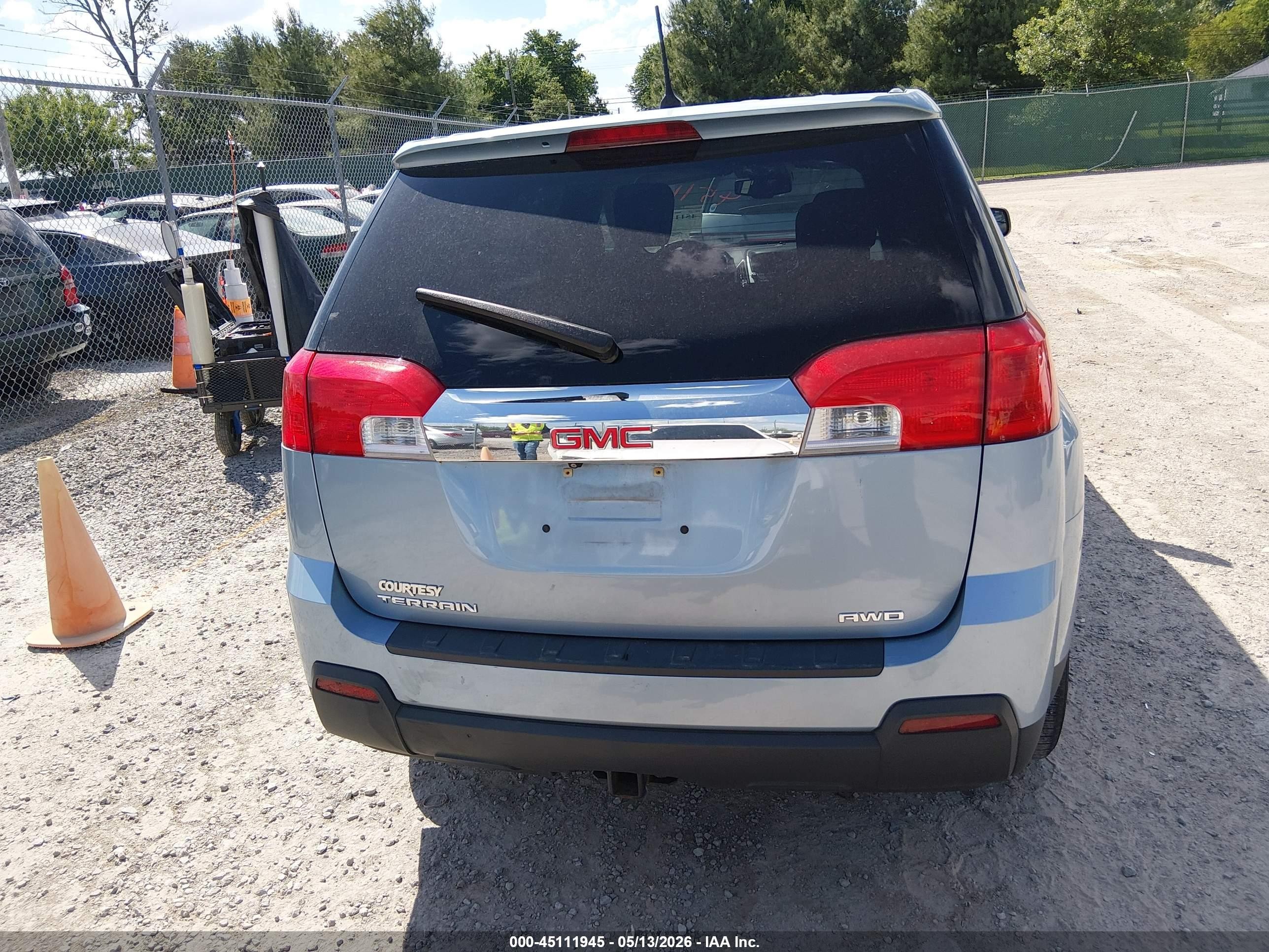 2014 Gmc Terrain Sle-1 Blue vin: 2GKFLVEK4E6231074
