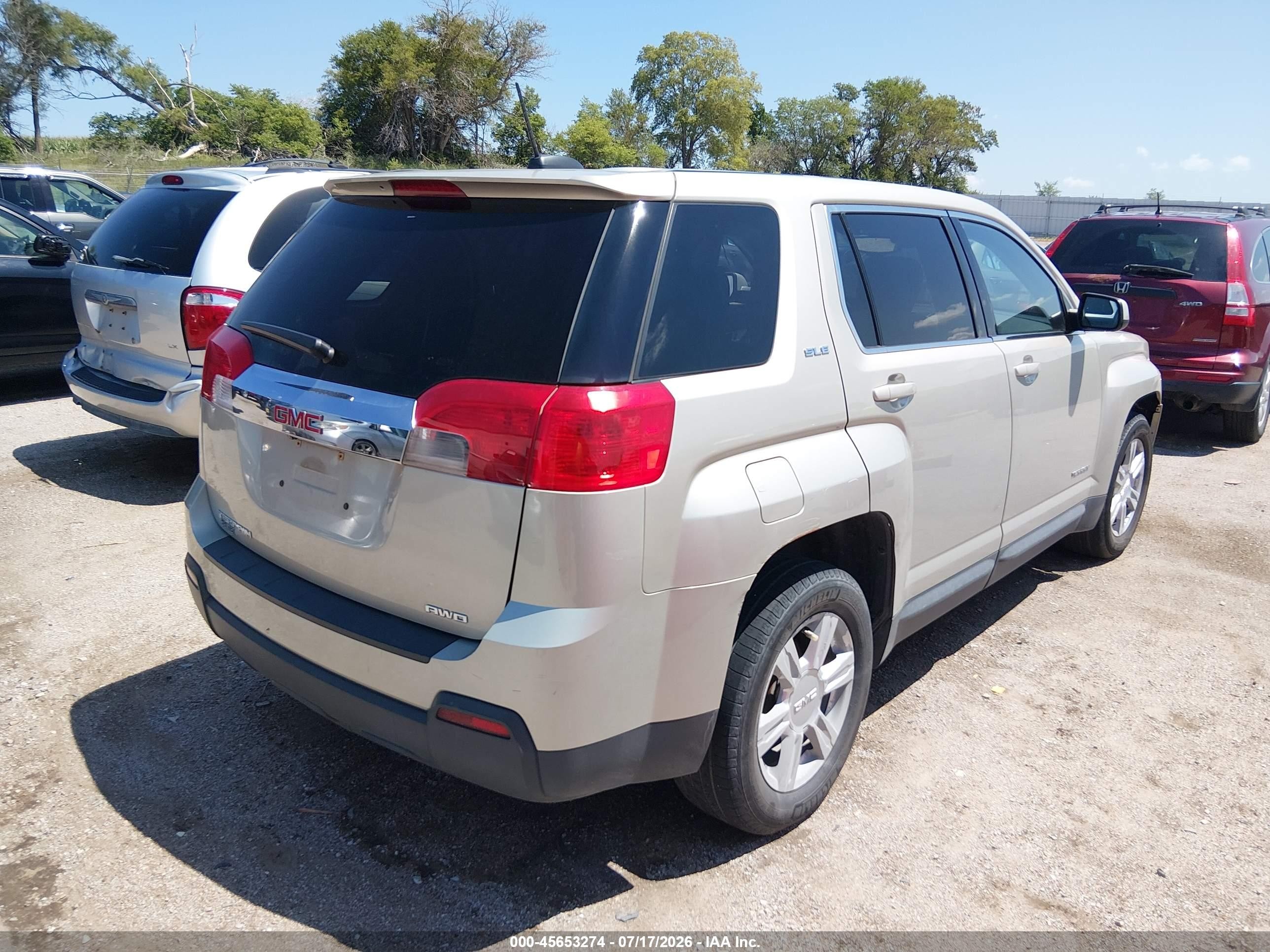 2015 Gmc Terrain Sle-1 Gold vin: 2GKFLVEK4F6213062