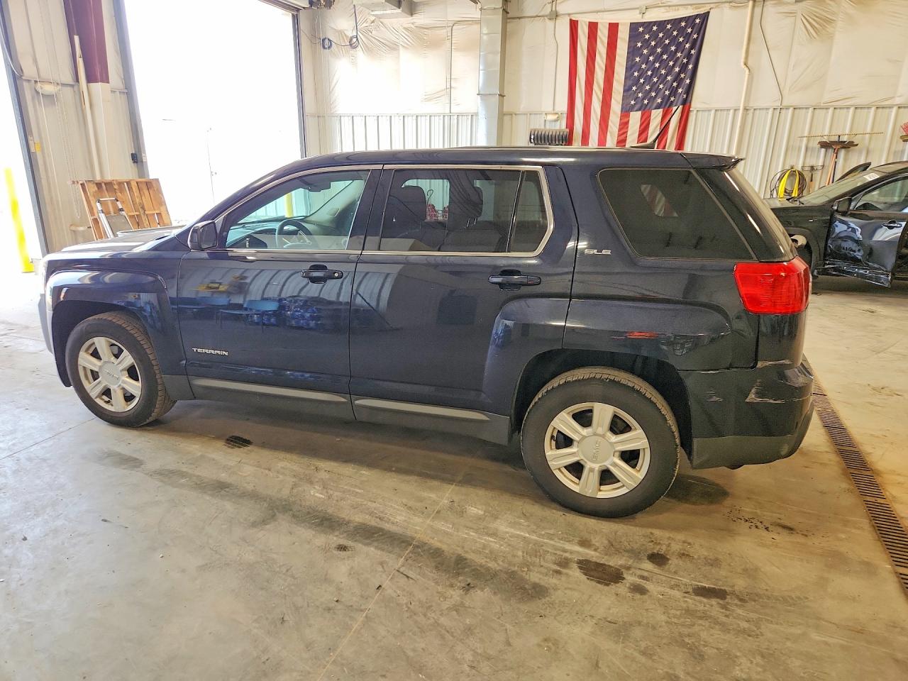 2015 Gmc Terrain Sle Синий vin: 2GKFLVEK4F6225907