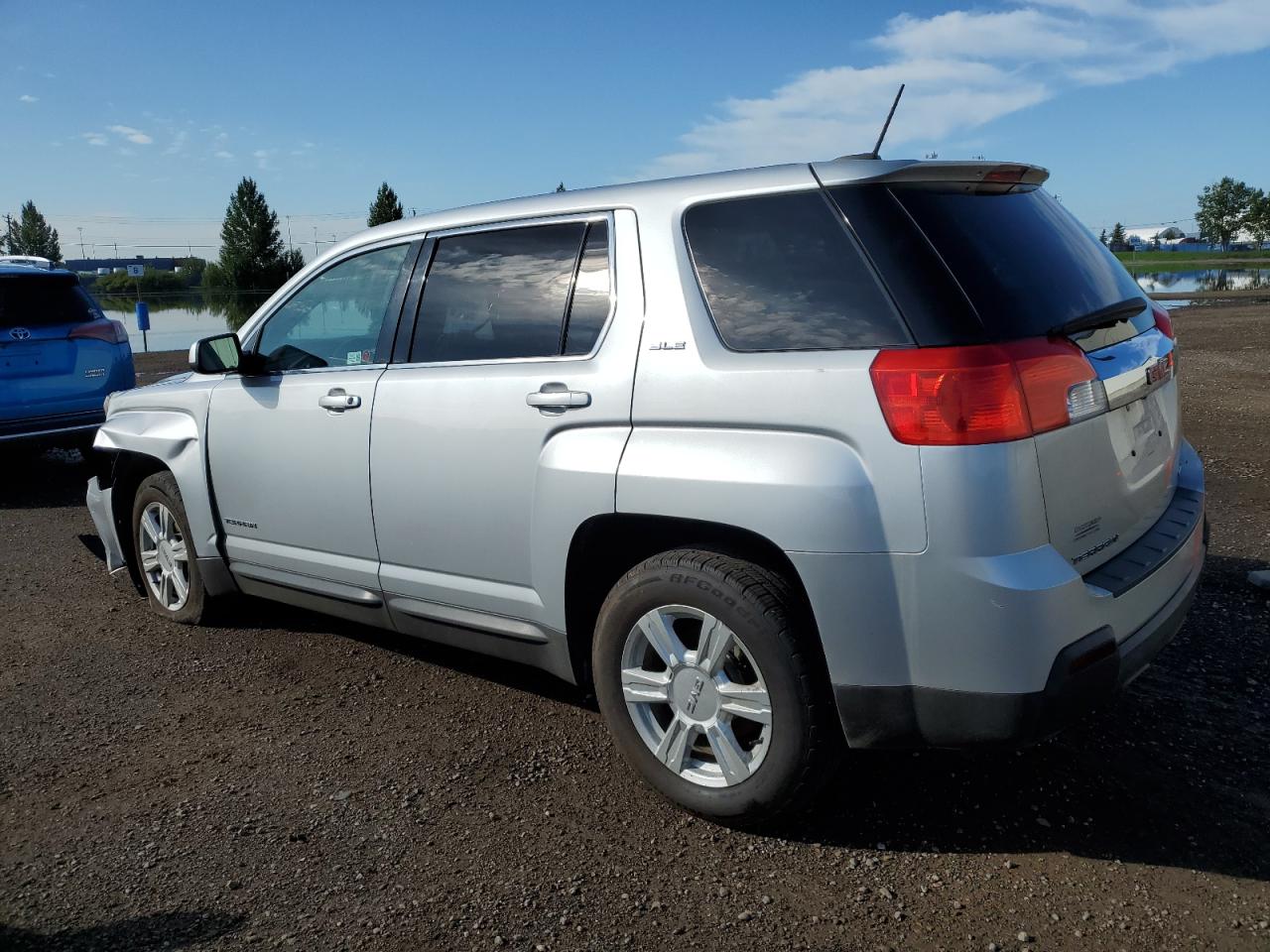2015 Gmc Terrain Sle Silver vin: 2GKFLVEK4F6266263