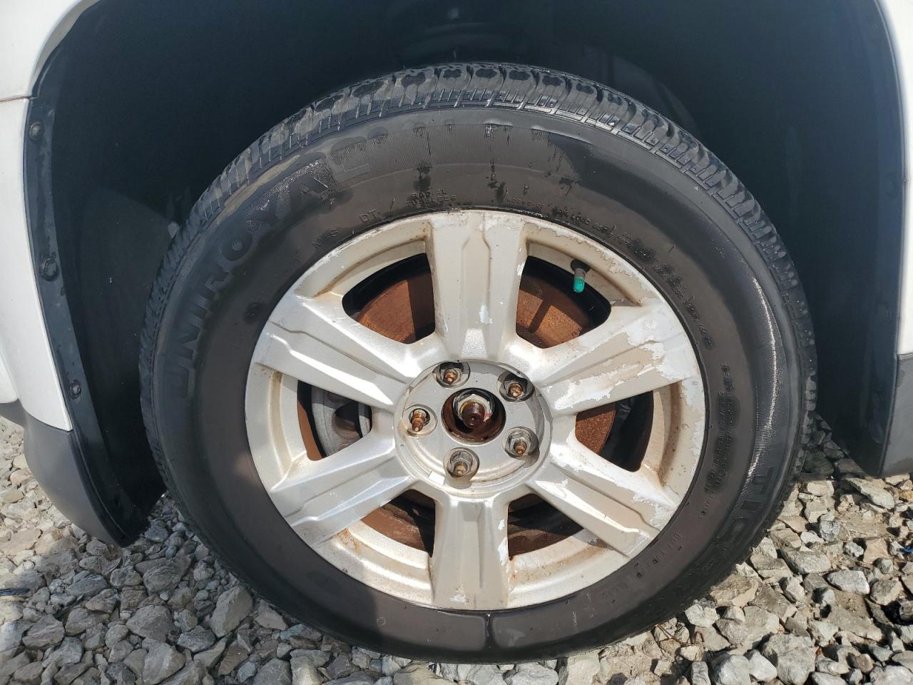 2015 Gmc Terrain Sle Белый vin: 2GKFLVEK4F6388170 Damage: Left Front Wheel, Peeling, > 12 Inches