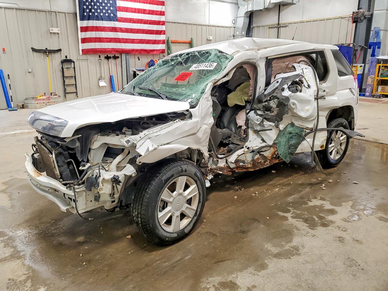 2012 Gmc Terrain Slt White vin: 2GKFLVEK5C6174607