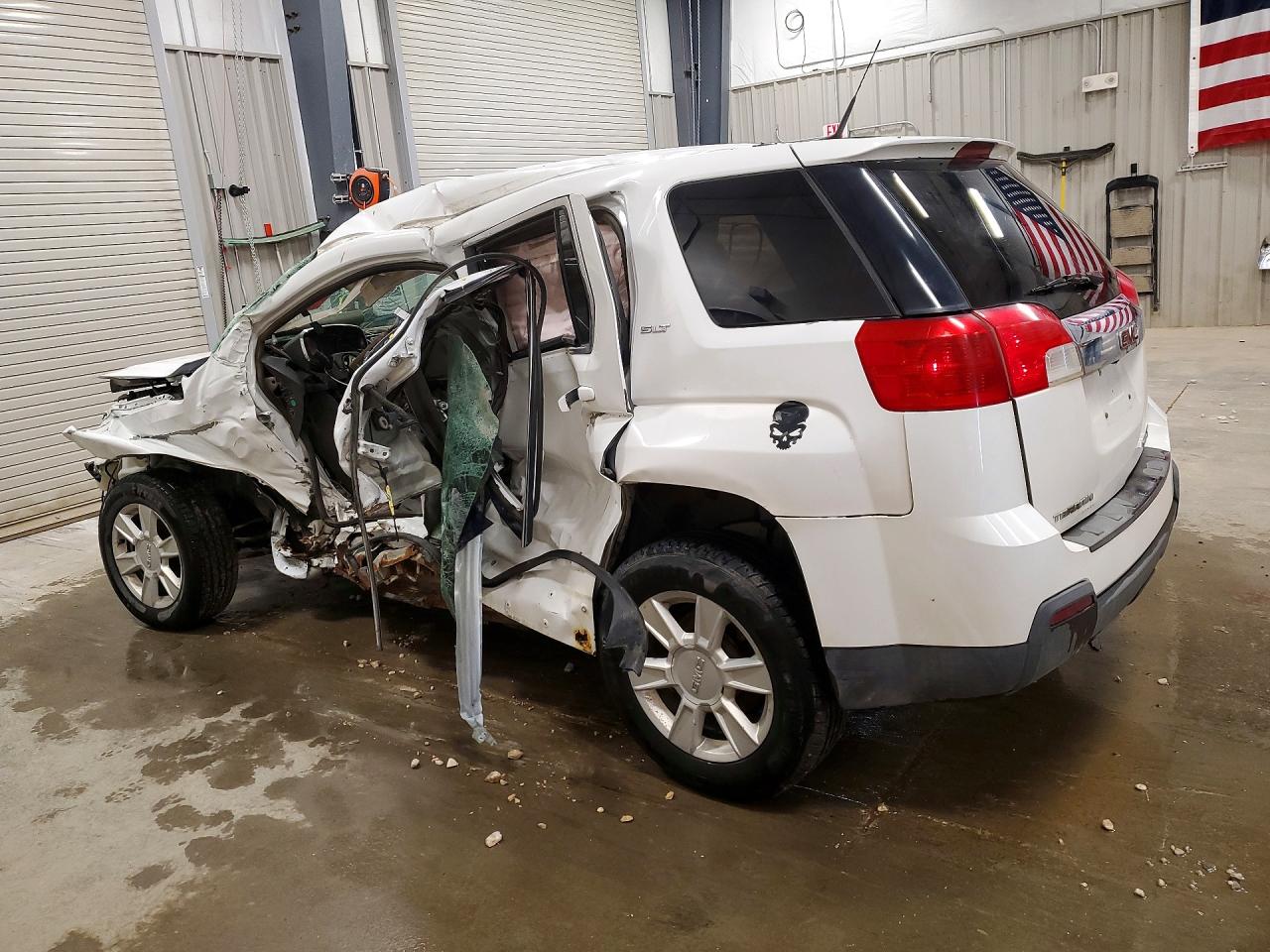 2012 Gmc Terrain Slt White vin: 2GKFLVEK5C6174607