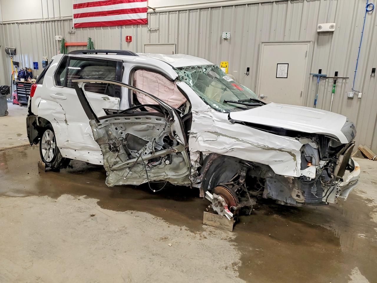 2012 Gmc Terrain Slt White vin: 2GKFLVEK5C6174607