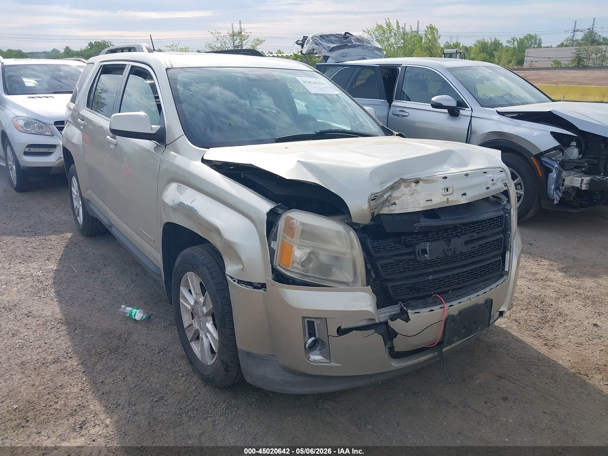 2013 Gmc Terrain Slt-1 Beige vin: 2GKFLVEK5D6376218