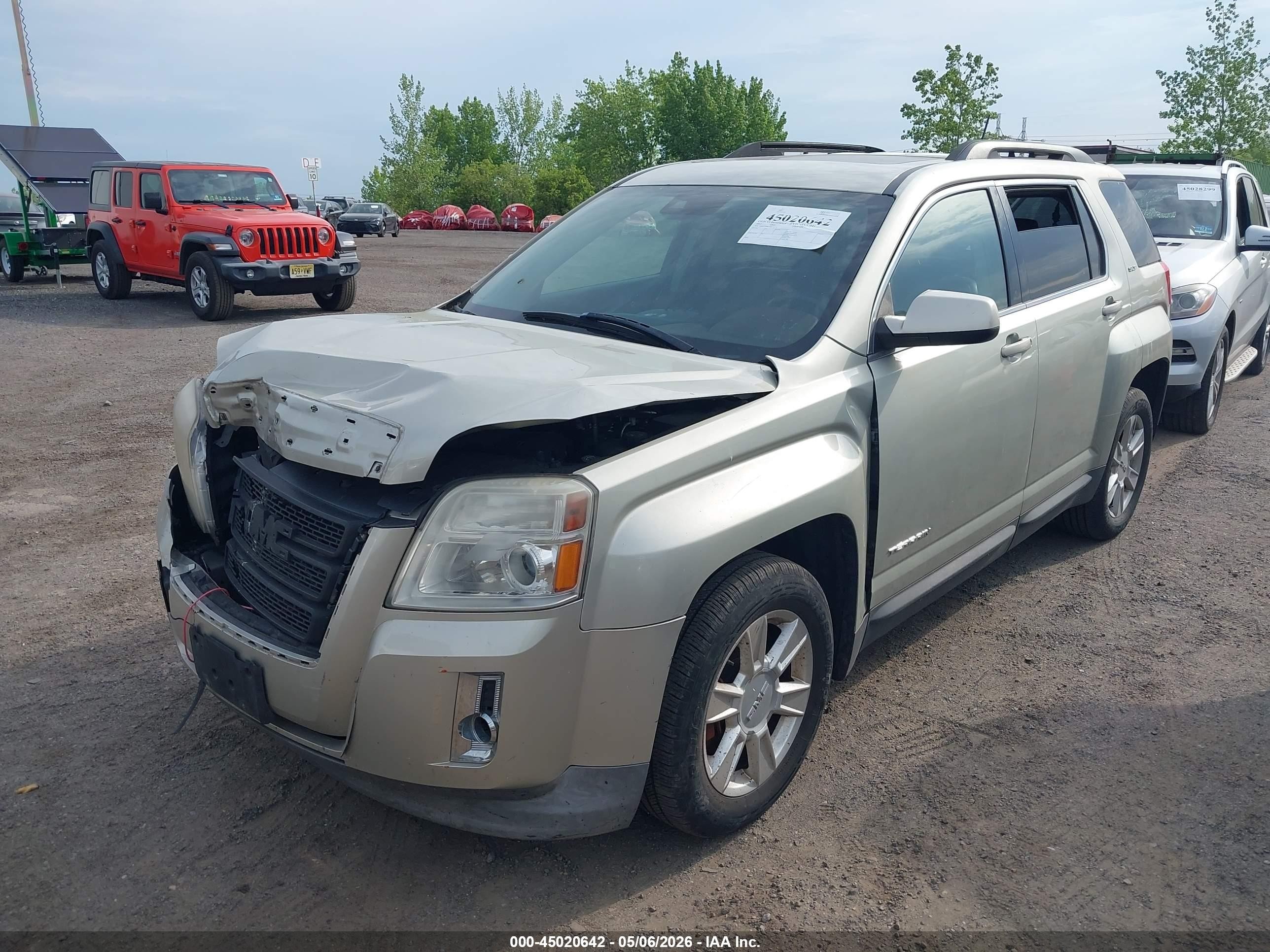 2013 Gmc Terrain Slt-1 Beige vin: 2GKFLVEK5D6376218