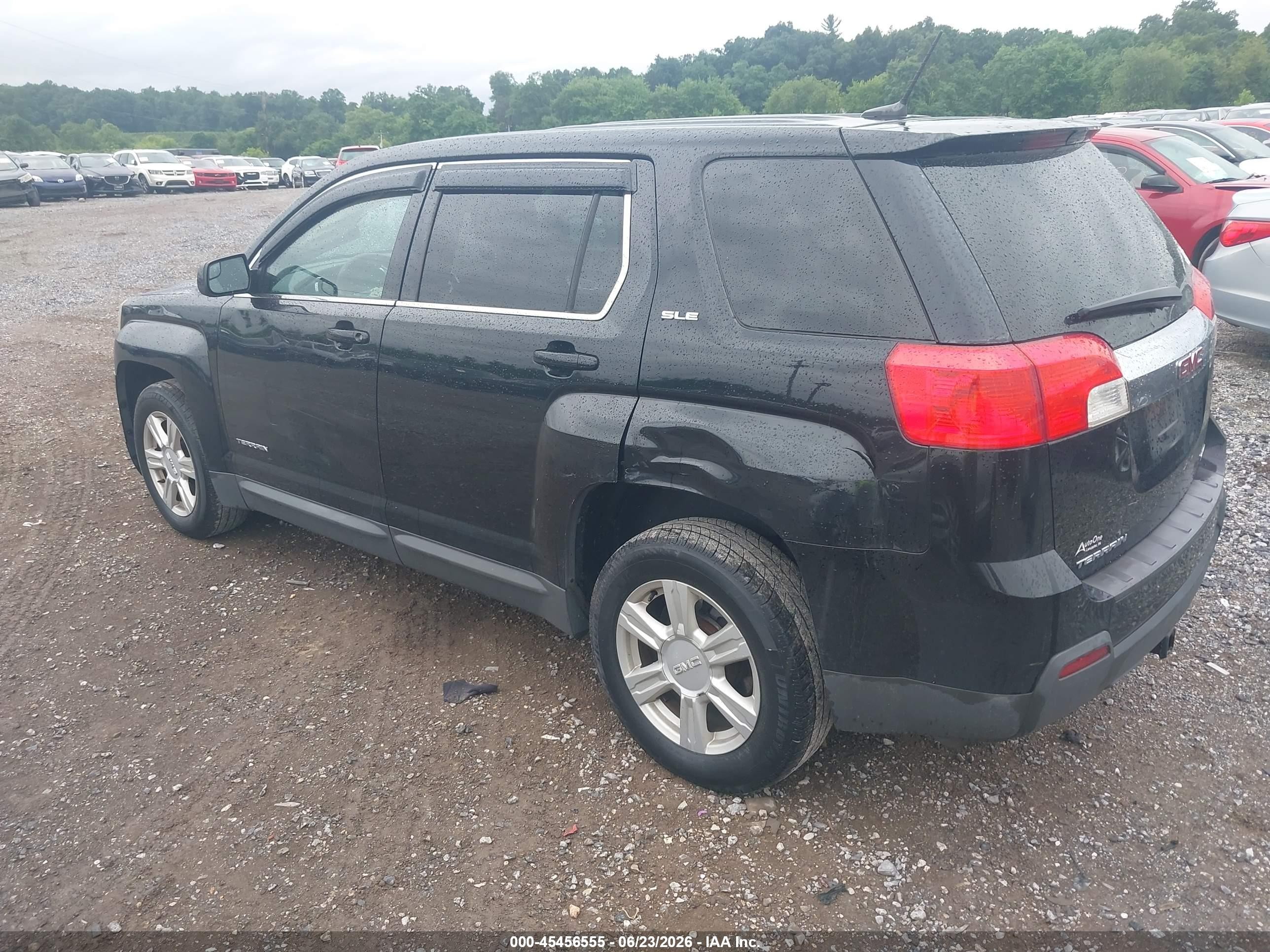 2014 Gmc Terrain Sle-1 Black vin: 2GKFLVEK5E6282616