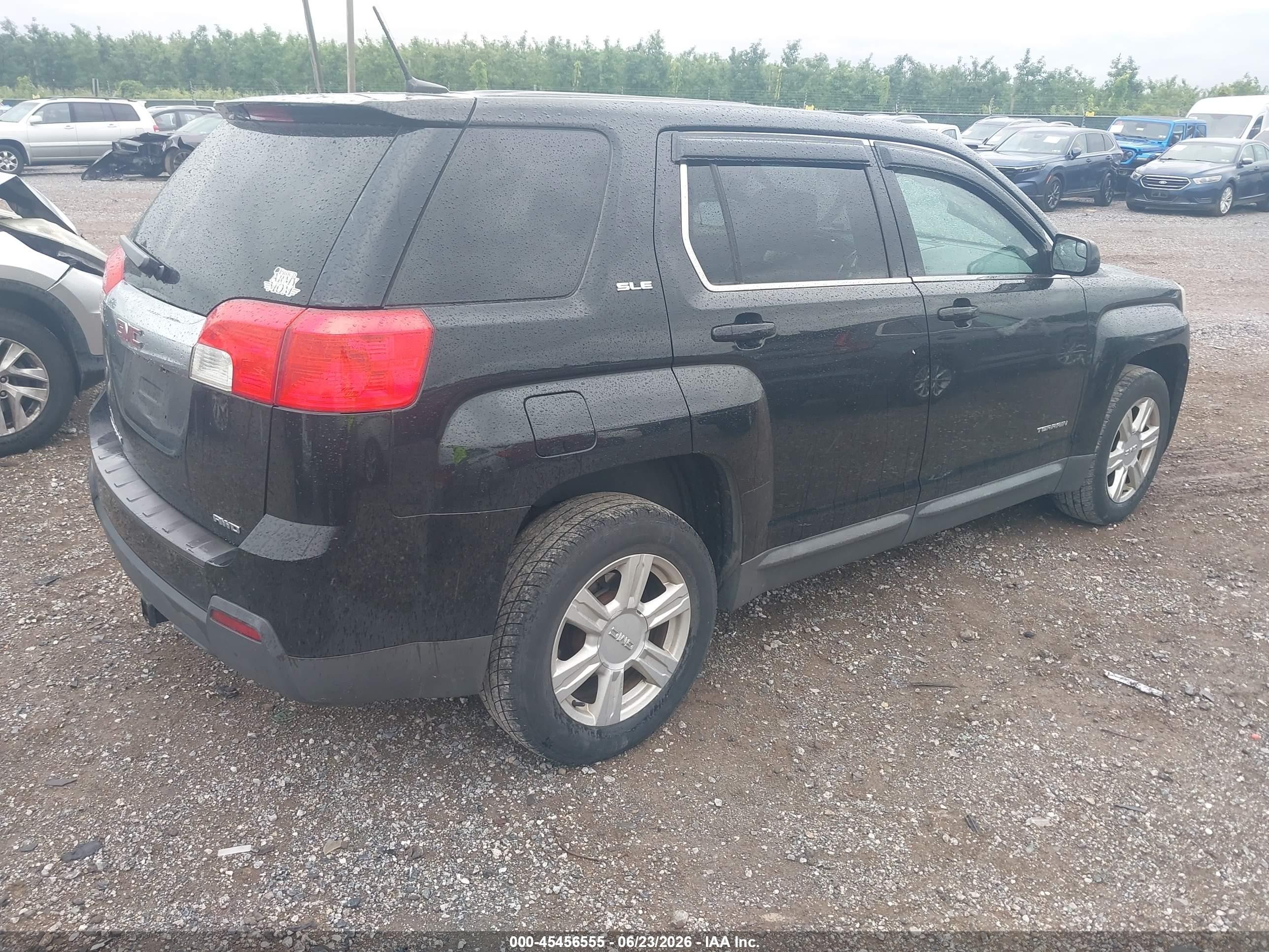 2014 Gmc Terrain Sle-1 Black vin: 2GKFLVEK5E6282616