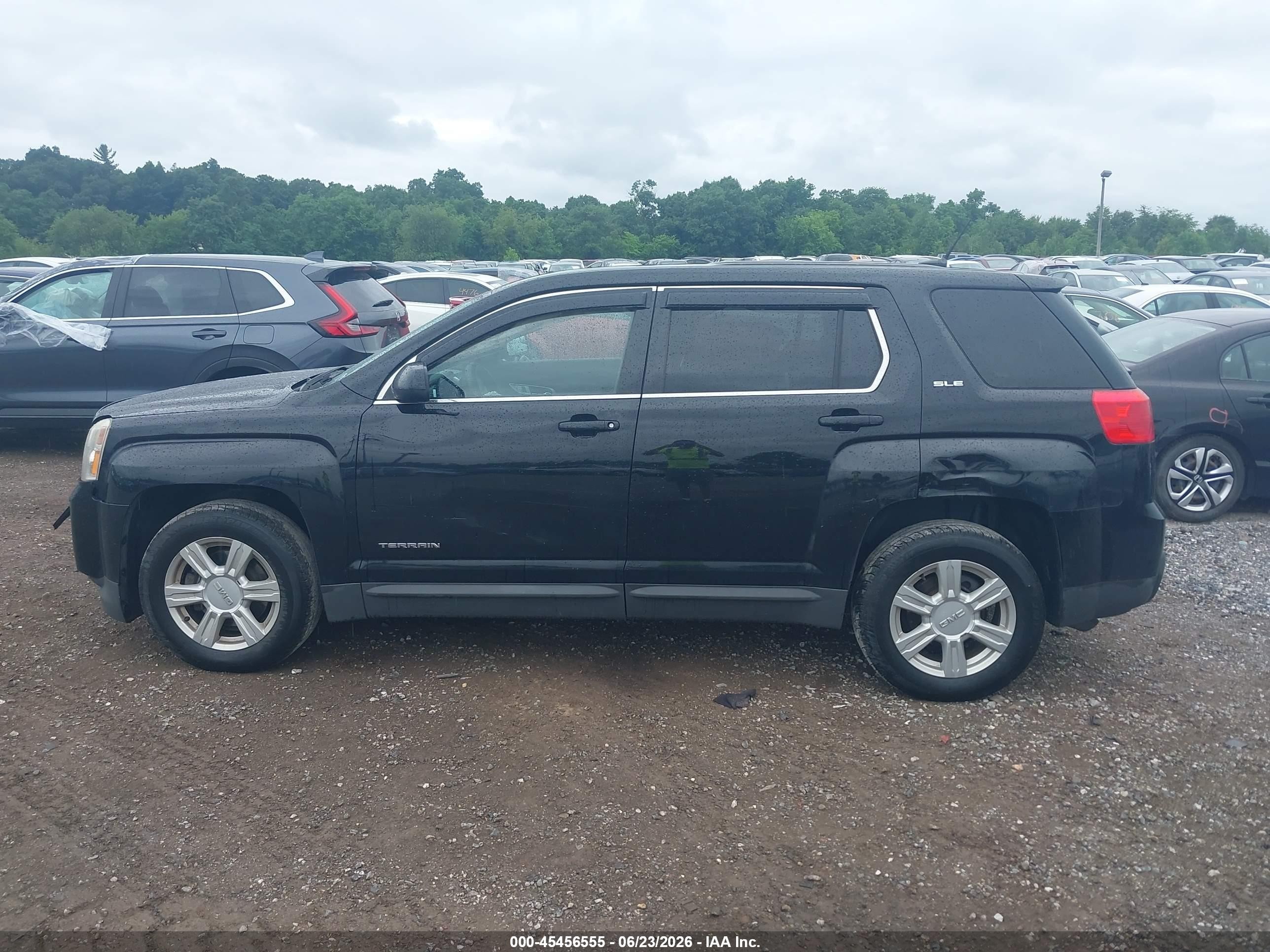 2014 Gmc Terrain Sle-1 Black vin: 2GKFLVEK5E6282616