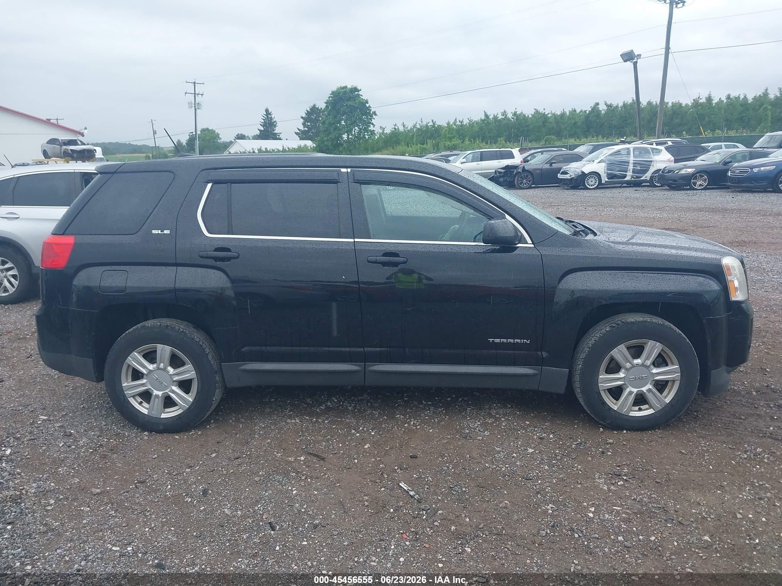 2014 Gmc Terrain Sle-1 Black vin: 2GKFLVEK5E6282616