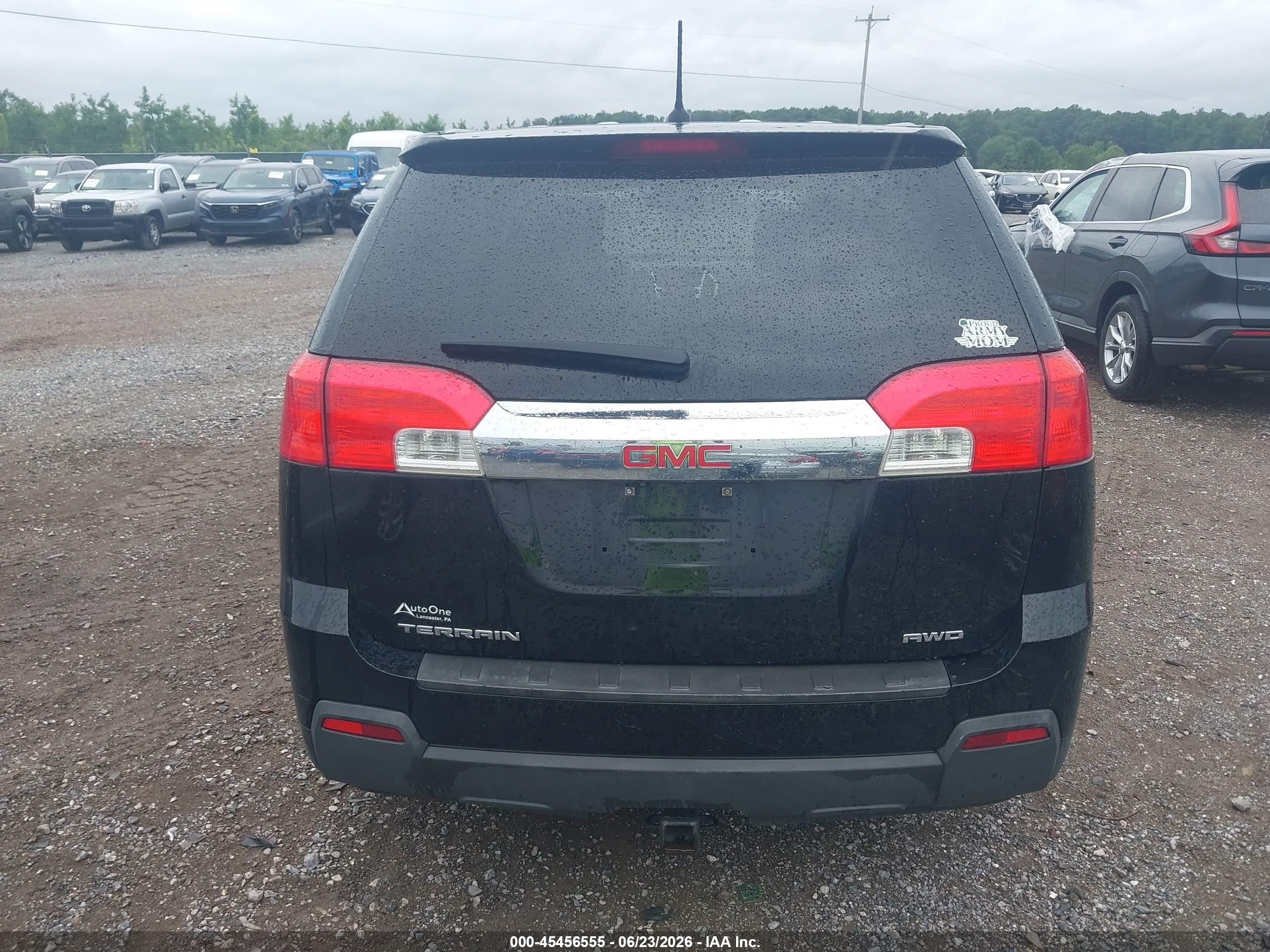 2014 Gmc Terrain Sle-1 Black vin: 2GKFLVEK5E6282616