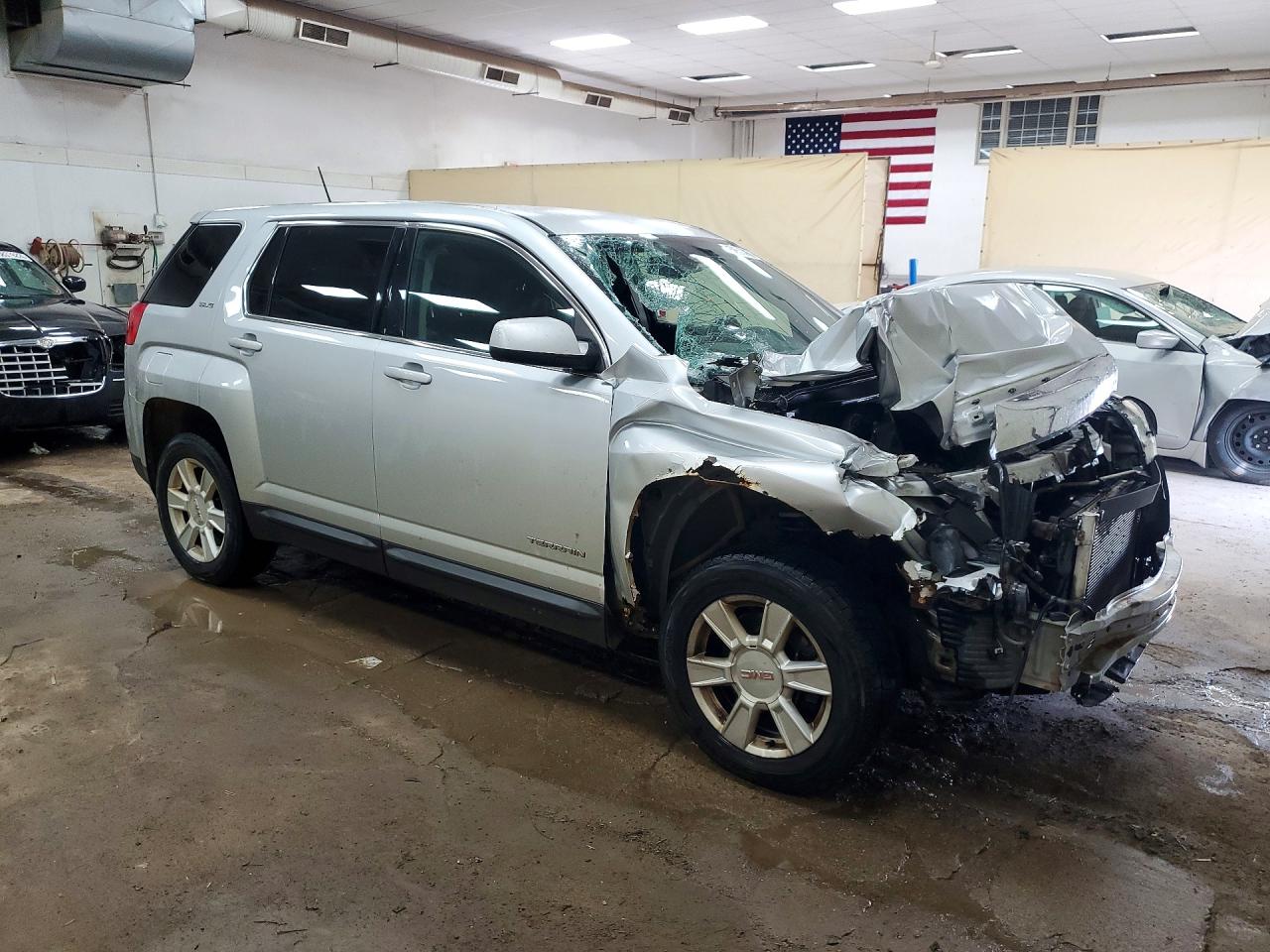 2015 Gmc Terrain Sle Silver vin: 2GKFLVEK5F6143488