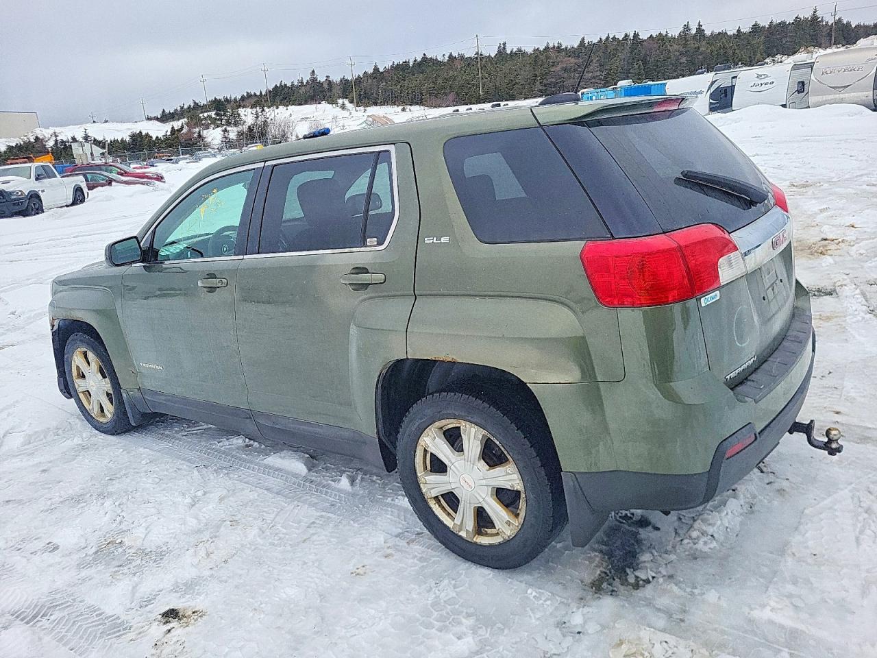 2015 Gmc Terrain Sle Green vin: 2GKFLVEK5F6241680
