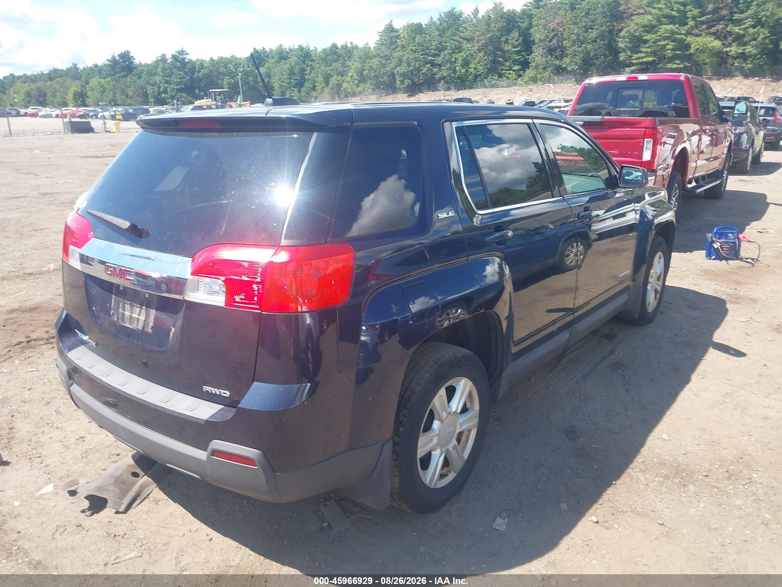 2015 Gmc Terrain Sle-1 Blue vin: 2GKFLVEK5F6256602