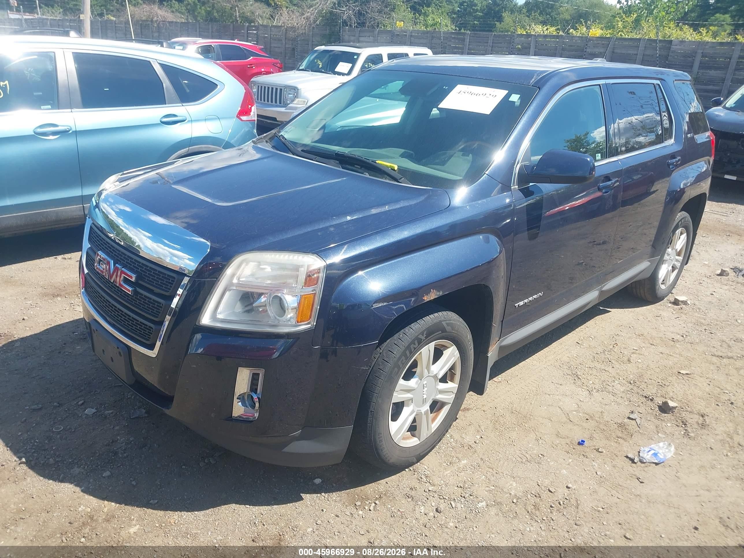 2015 Gmc Terrain Sle-1 Blue vin: 2GKFLVEK5F6256602