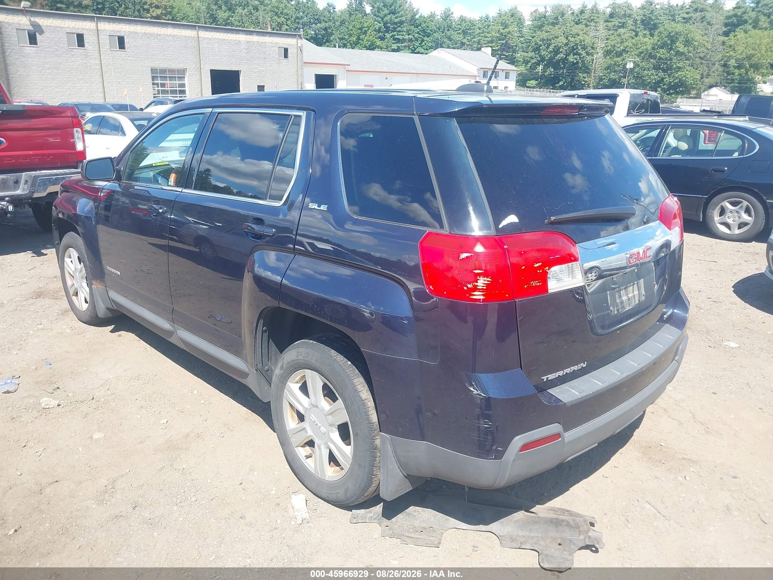 2015 Gmc Terrain Sle-1 Blue vin: 2GKFLVEK5F6256602