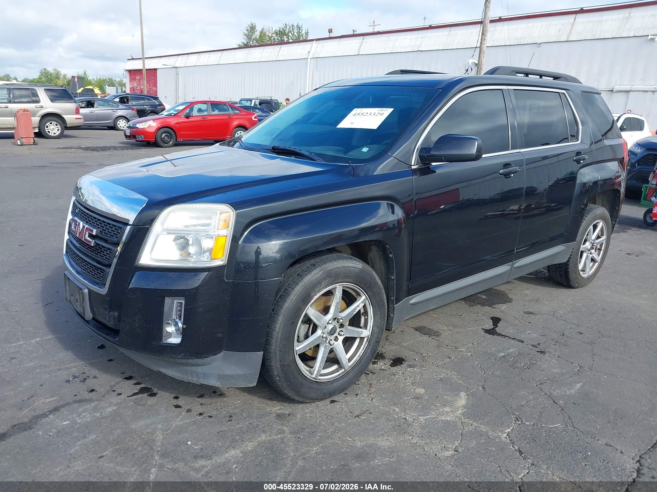 2012 Gmc Terrain Slt-1 Black vin: 2GKFLVEK6C6234894