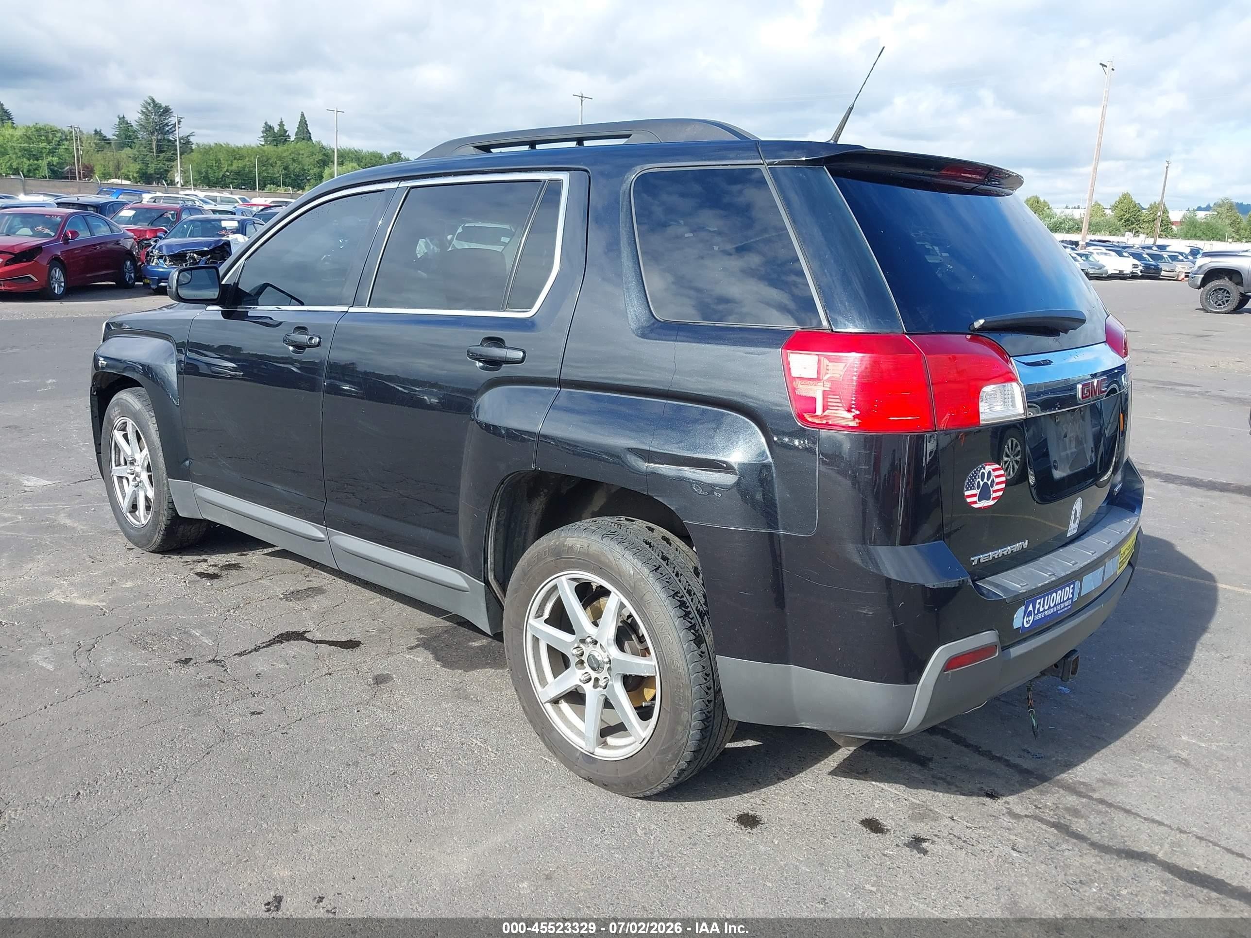 2012 Gmc Terrain Slt-1 Black vin: 2GKFLVEK6C6234894