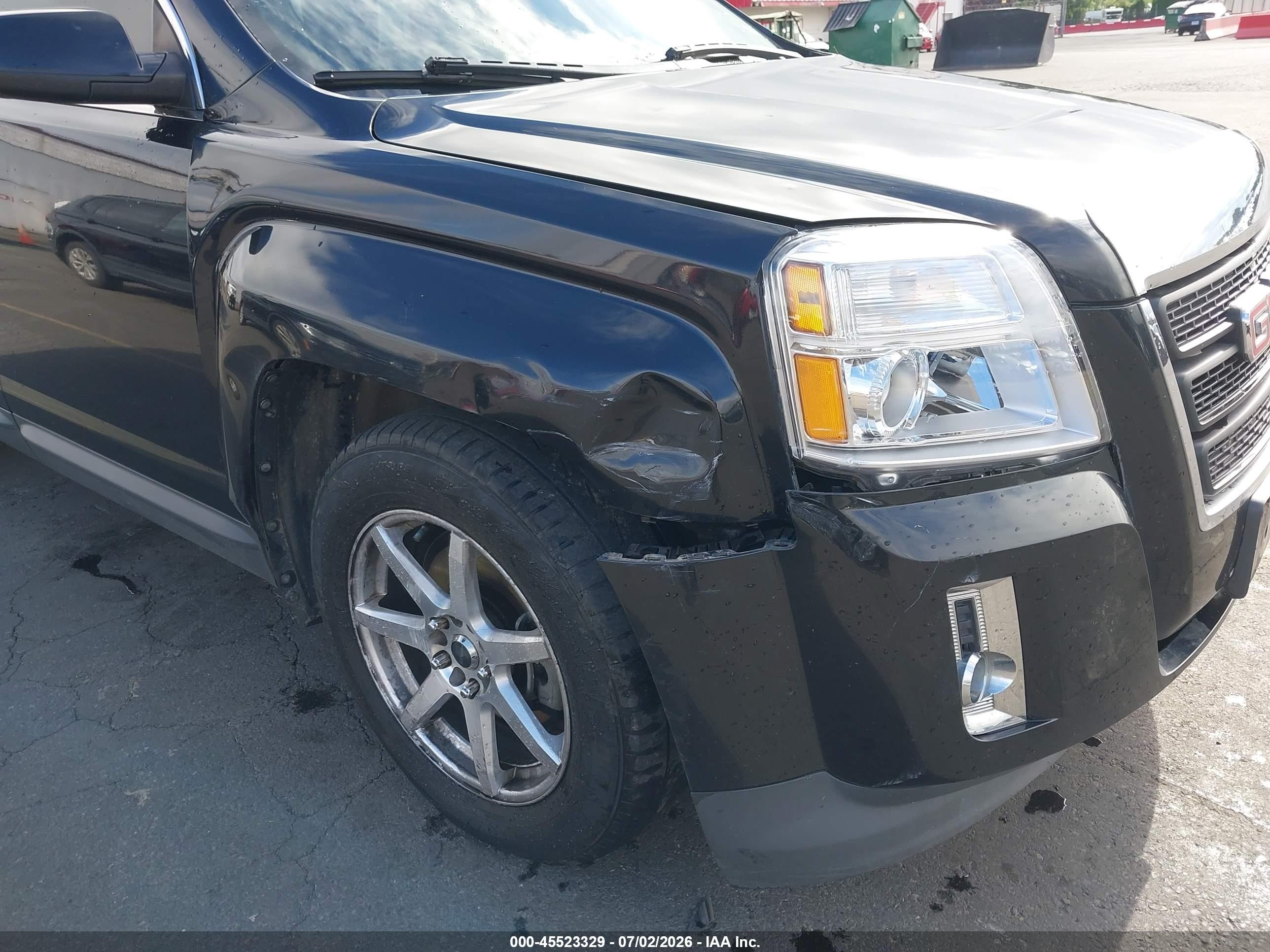 2012 Gmc Terrain Slt-1 Black vin: 2GKFLVEK6C6234894