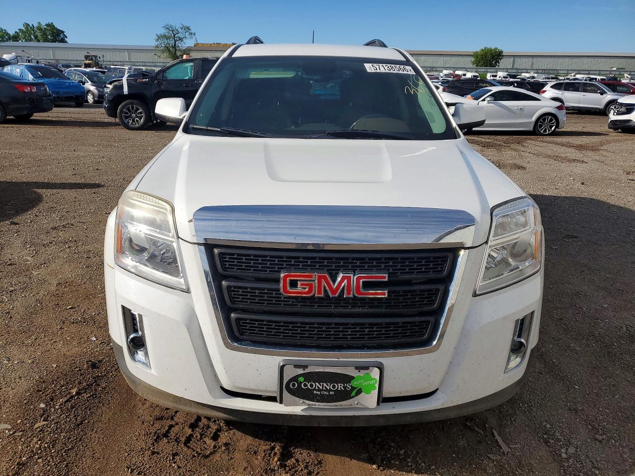 2013 Gmc Terrain Slt White vin: 2GKFLVEK6D6377832